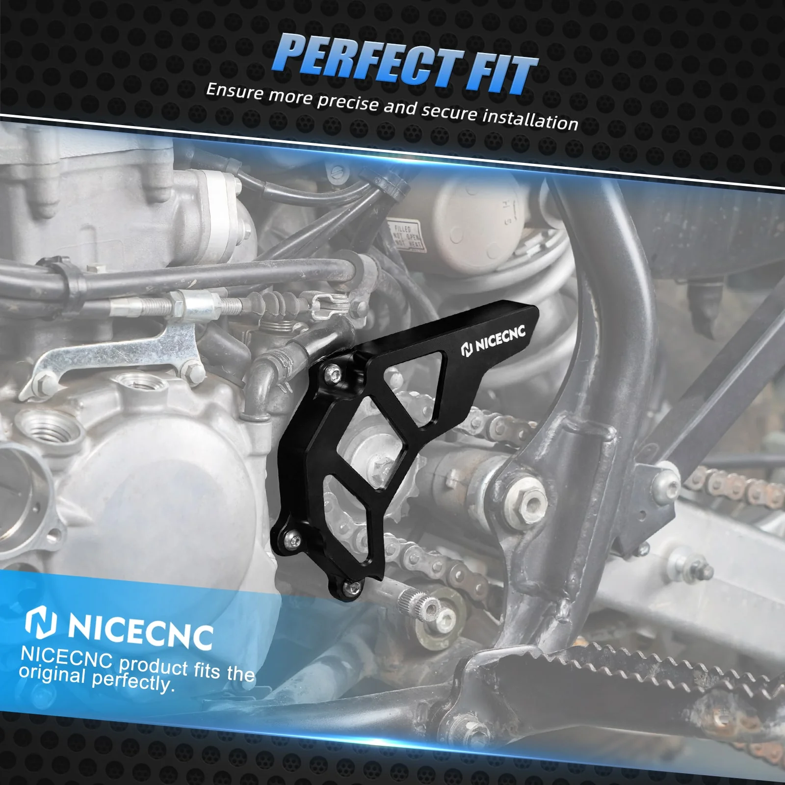 Engine Chain Front Sprocket Cover Case Saver For Honda TRX450 R / ER 2006-2014 - Image 6