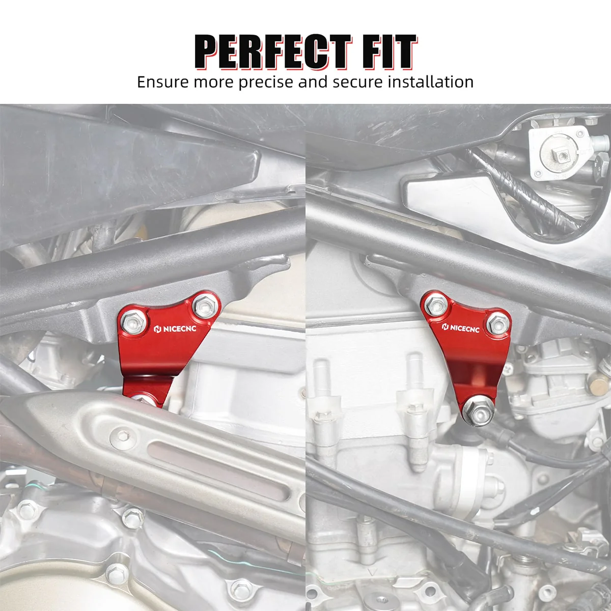 ATV Engine Upper Stay Mounting Hanger Brackets For Honda TRX450R / ER 2006-2014 - Image 10