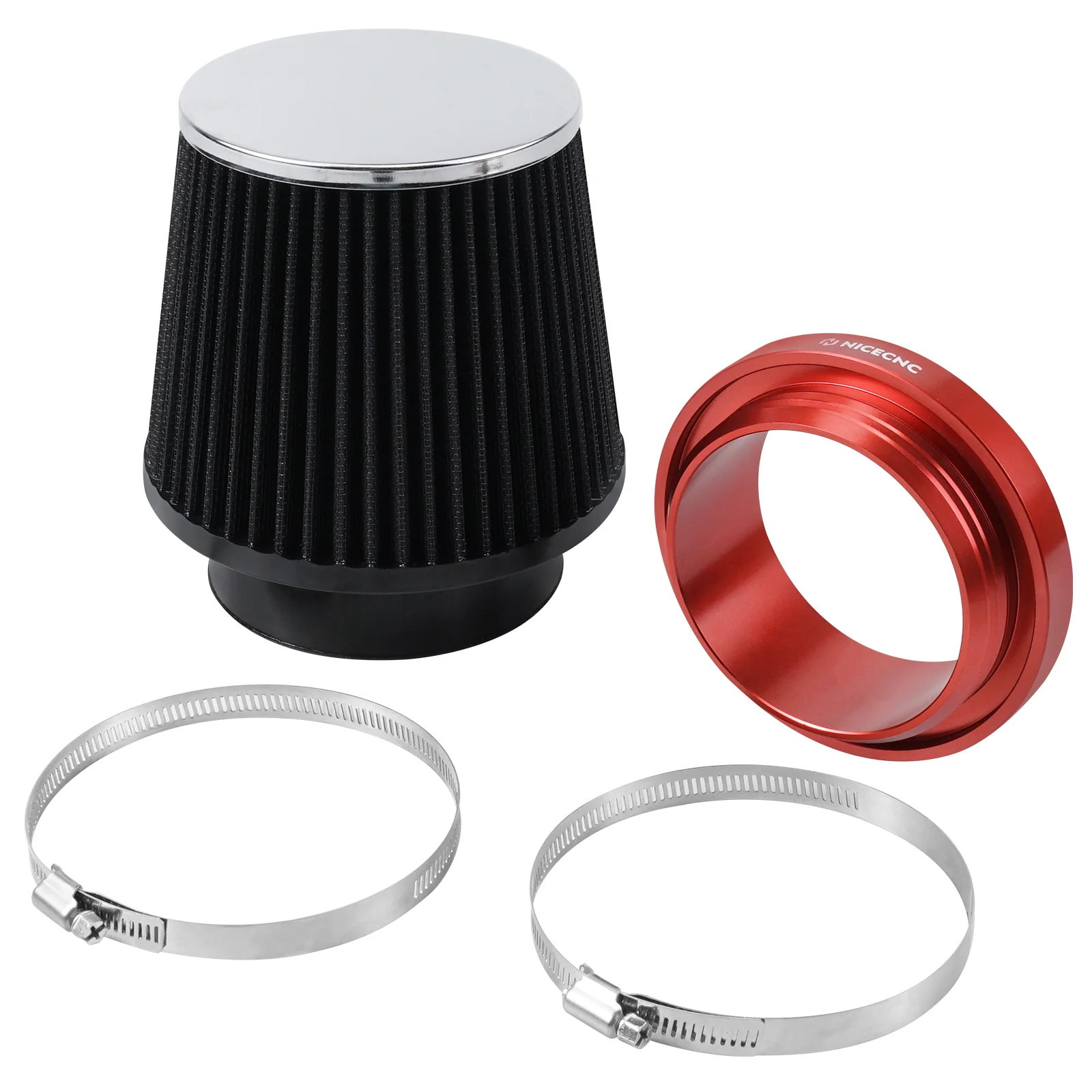 High-Flow Air Filter Intake Cleaner Airbox Lid Cover Kit For Honda TRX450 R / ER - Image 6