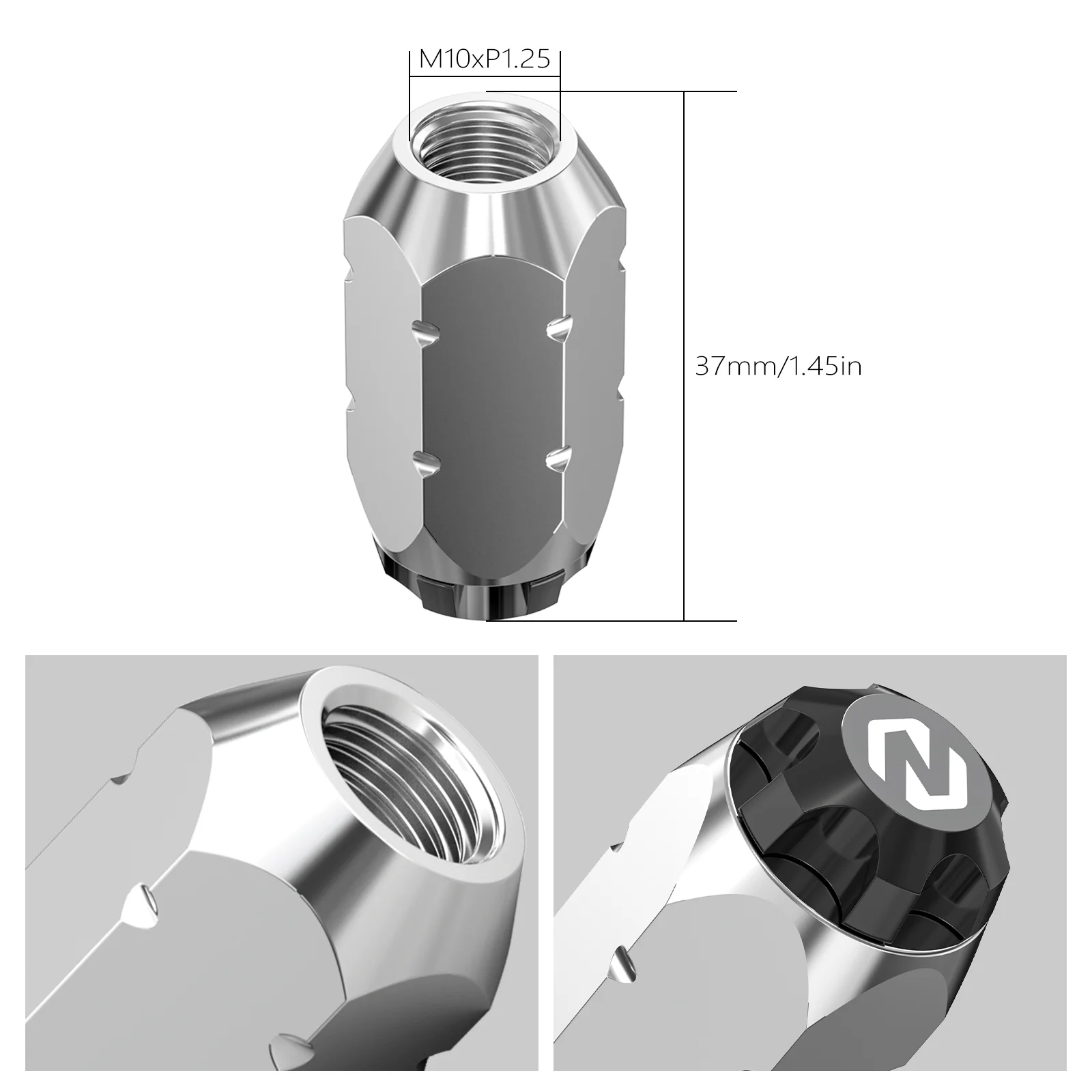 ATV Wheel Hub Lug Nuts Kit For Honda TRX450 R / ER 250X 400X ATC250R - Image 6