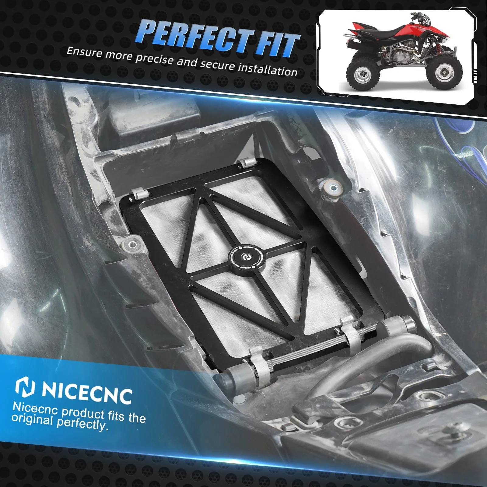 High-Flow Airbox Lid Cover Air Cleaner Housing Case For Honda TRX450 R / ER - Image 3