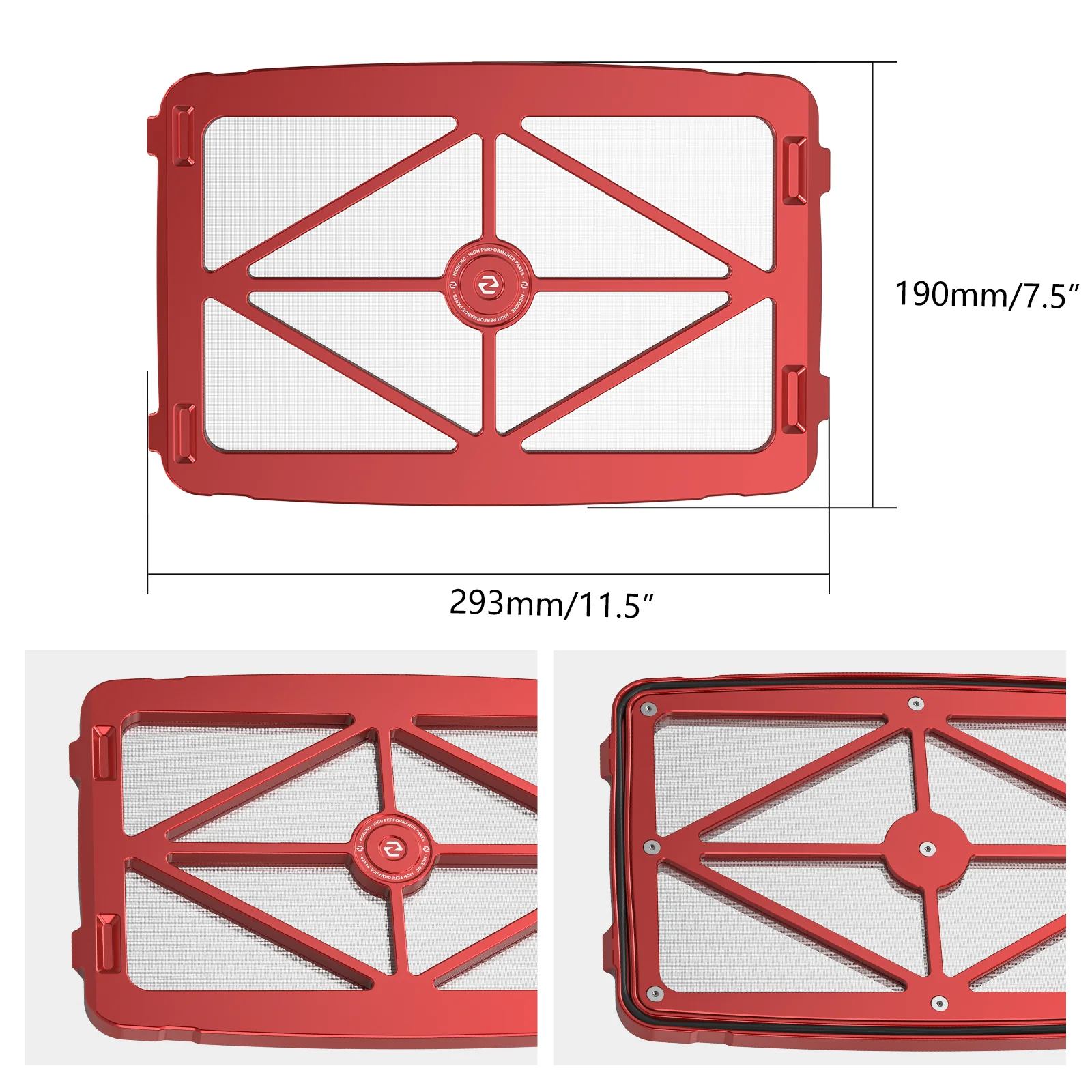 High-Flow Airbox Lid Cover Air Cleaner Housing Case For Honda TRX450 R / ER - Image 6