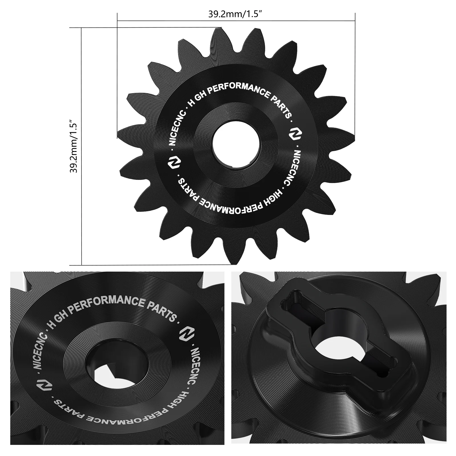 ATV Oil Pump Driven Gear #15133-MEB-670 For Honda TRX450R TRX450ER 06-14 - Image 4