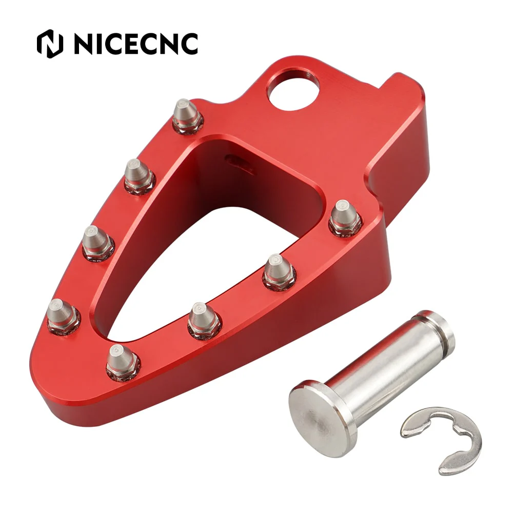 Red Brake Lever Pedal Enlarge Plate Tip For Honda XR650L 1993-2024 - Image 4