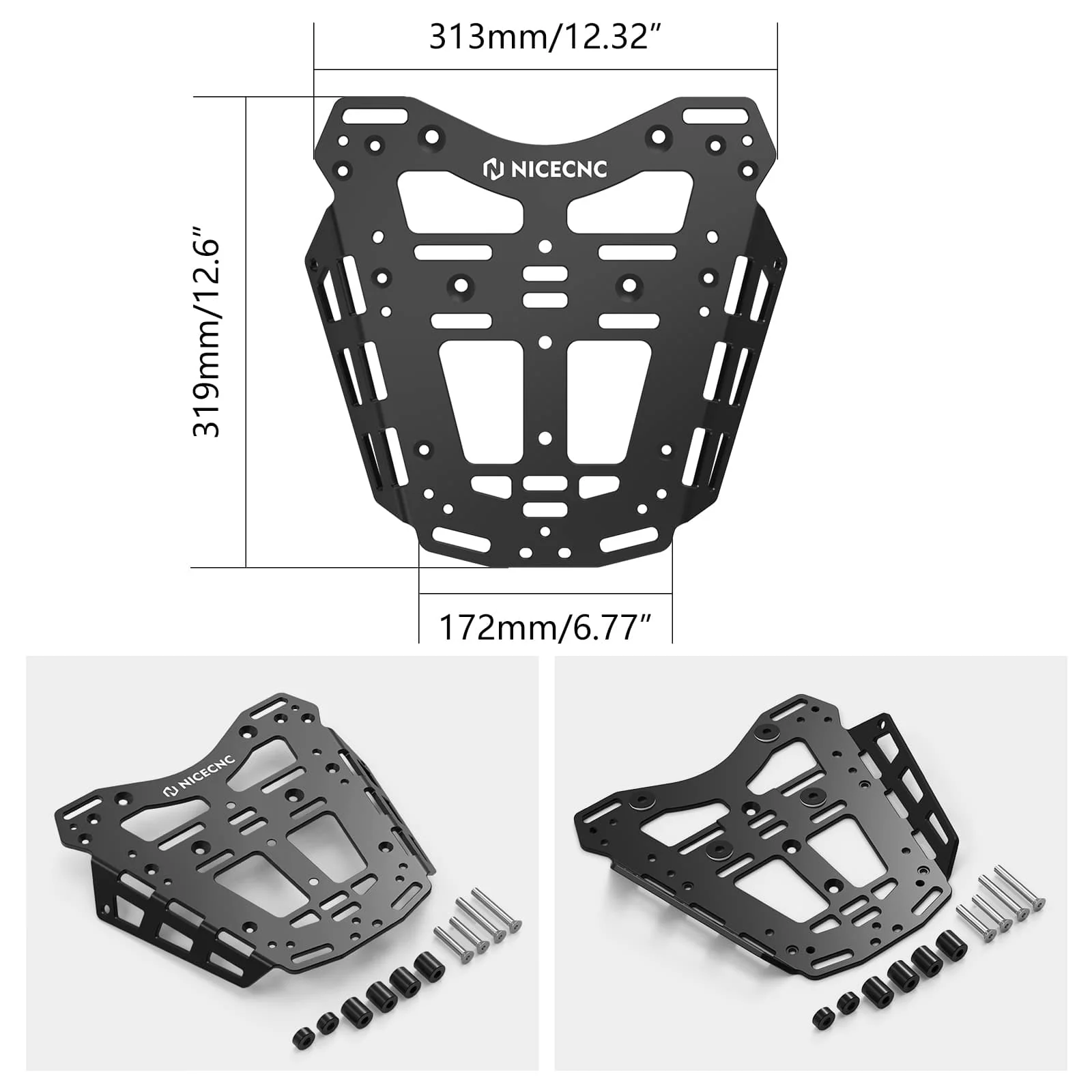 Rear Luggage Rack Top Carrier Plate Kit For Husqvana Norden 901 2022-2027 - Image 3
