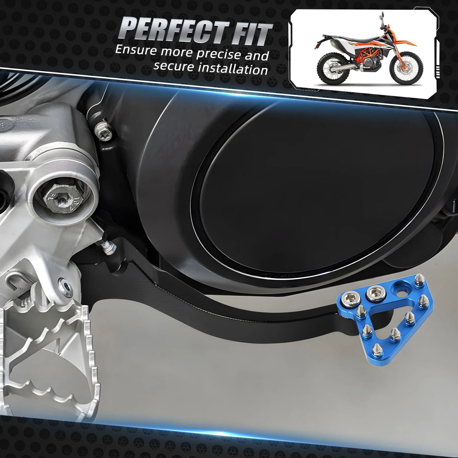 Rear Brake Pedal + Shift Lever Set For Husqvarna 701 Enduro Supermoto 2016-2019 - Image 2