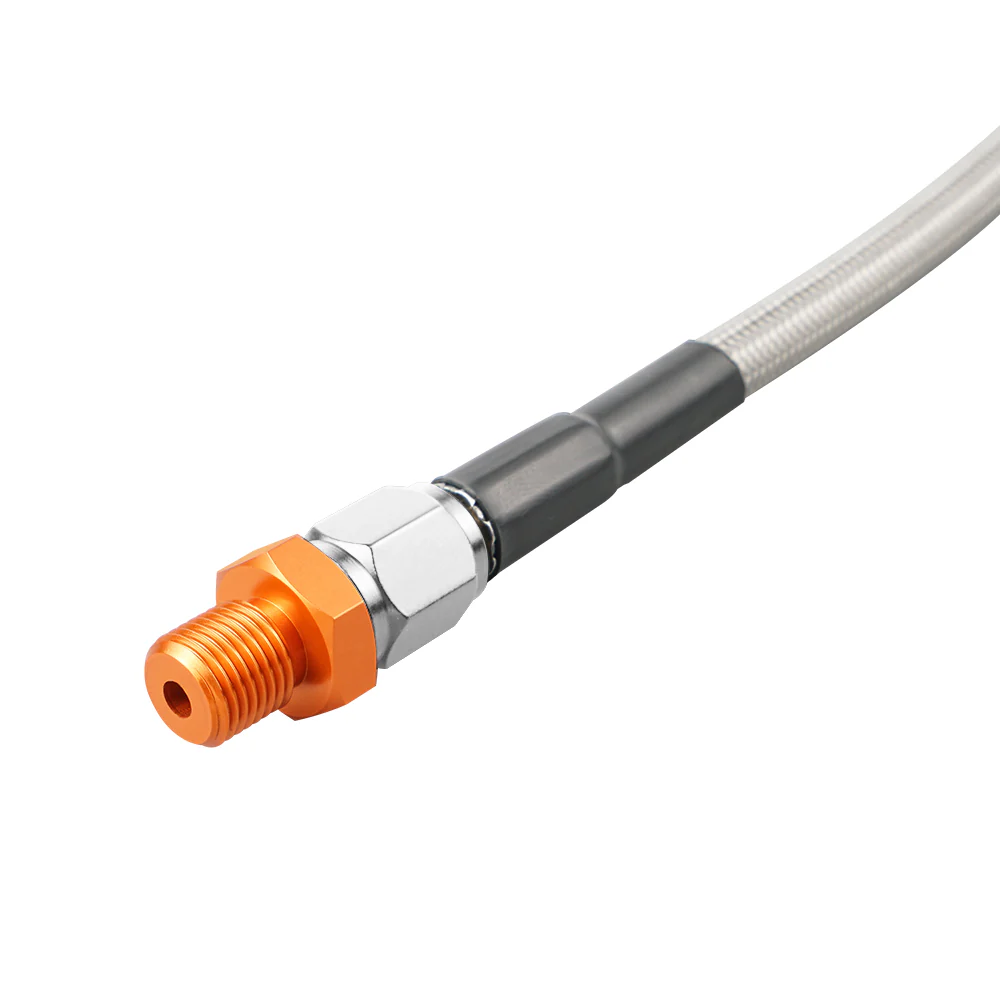 Braided Engine Oil Pressure Hose Line Pipe For KTM 690 Enduro SMC R Gas Gas 700 - Image 4