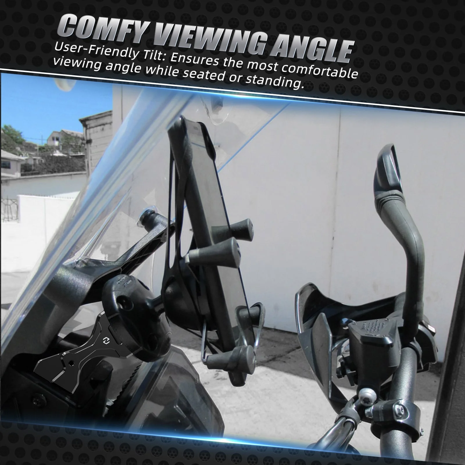 GPS Mount Phone Bracket Holder Base Support For Husqvarna Norden 901 22-23 - Image 3