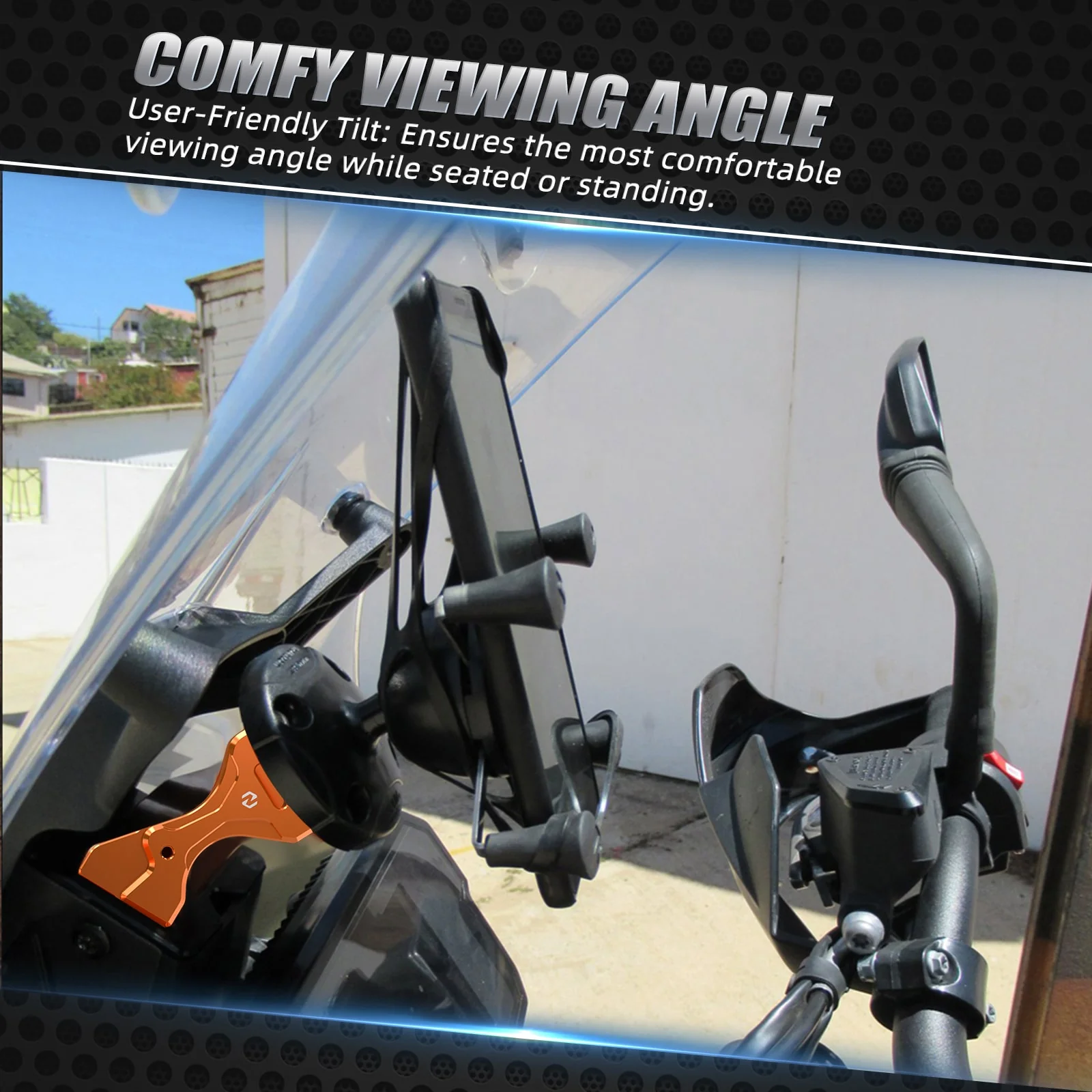 GPS Mount Phone Bracket Holder Base Support For Husqvarna Norden 901 22-23 - Image 5