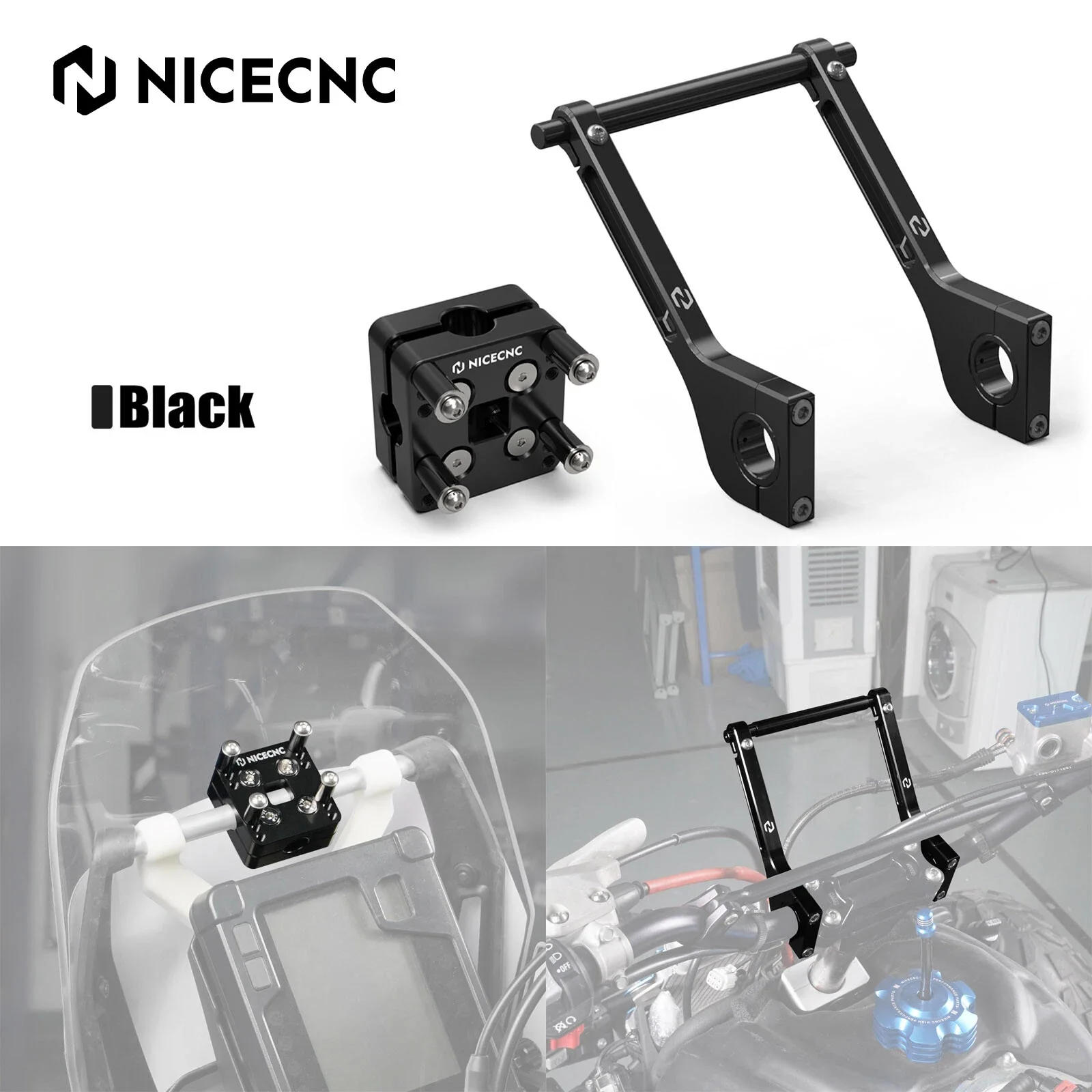 Motorcycle Roadbook Mounting Arms Handlebar Bracket - Image 7