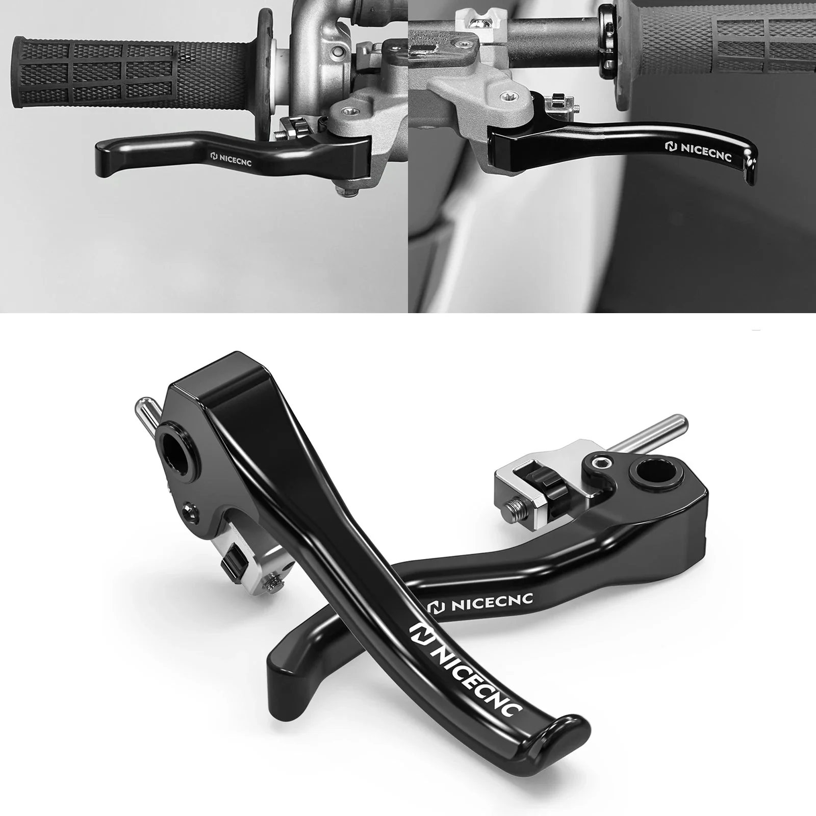 Shorty Brake Clutch Lever Set For Husqvarna TE FE TX FX Gas Gas EC EX MC F Braktec System - Image 3