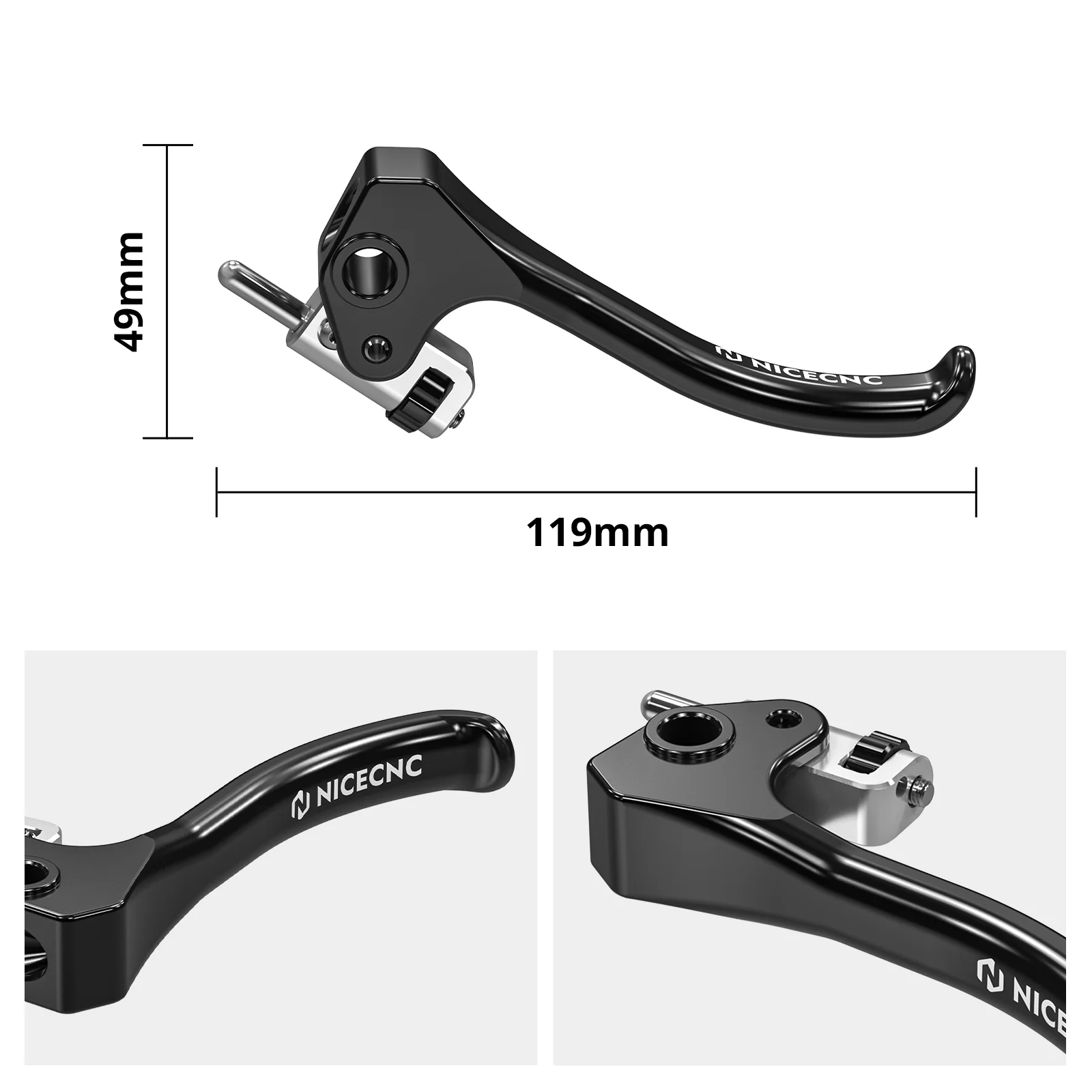 Shorty Brake Clutch Lever Set For Husqvarna TE FE TX FX Gas Gas EC EX MC F Braktec System - Image 5