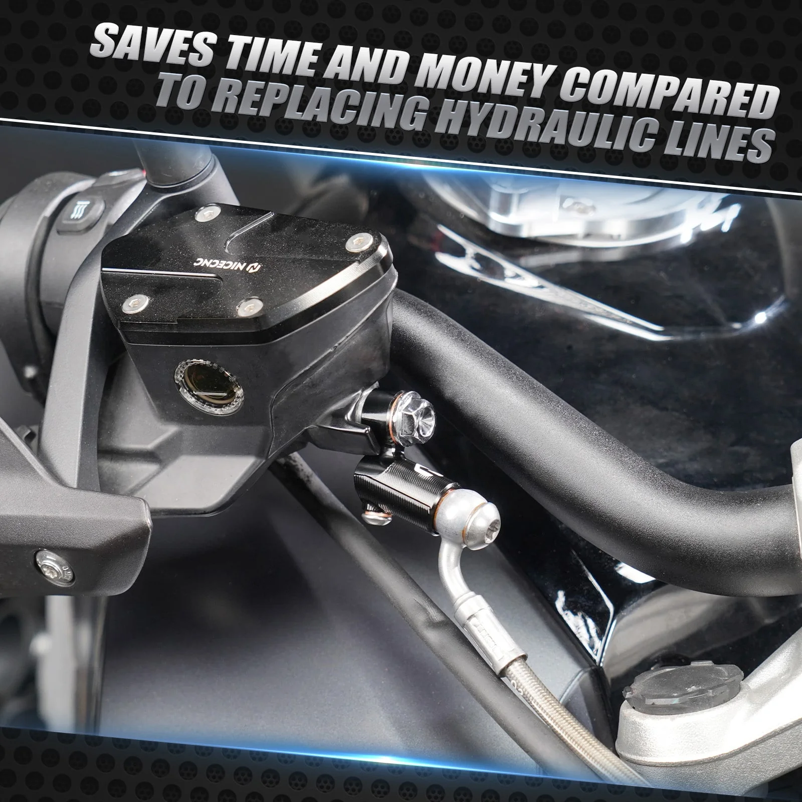Hydraulic Brake Hose Line Extension Adapter Extender For BMW R1250GS R1200GS Adventure - Image 2