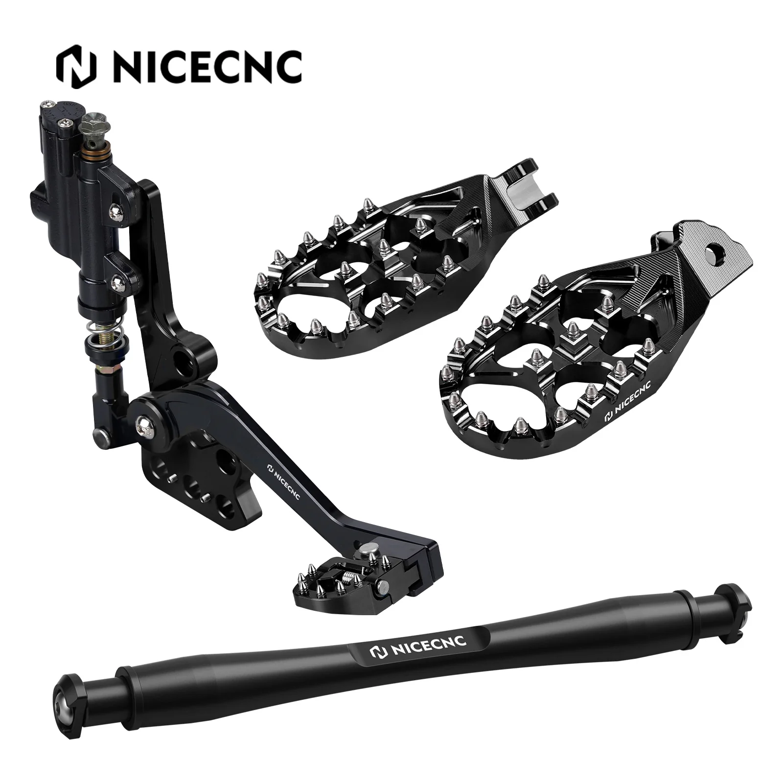 Hydraulic Rear Foot Brake + Enlarged Foot Pegs + Support Brace For Surron Light Bee X S - Image 23