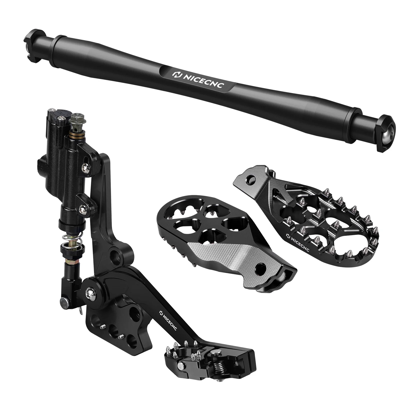 Hydraulic Rear Foot Brake + Enlarged Foot Pegs + Support Brace For Surron Light Bee X S - Image 25