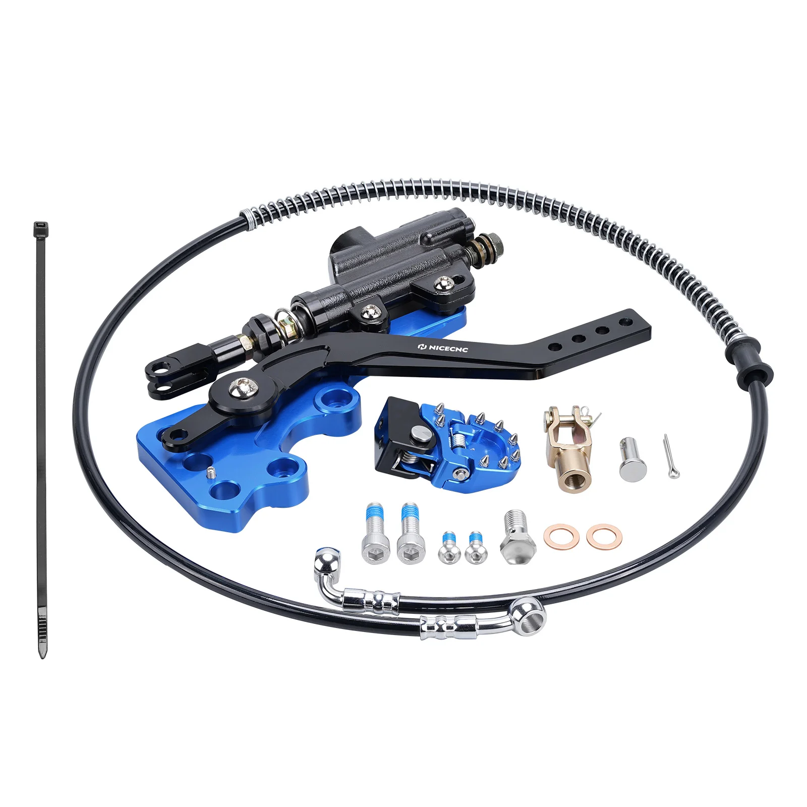 Hydraulic Rear Foot Brake + Extender Footrest + Support Brace For Surron Light Bee X S - Image 17