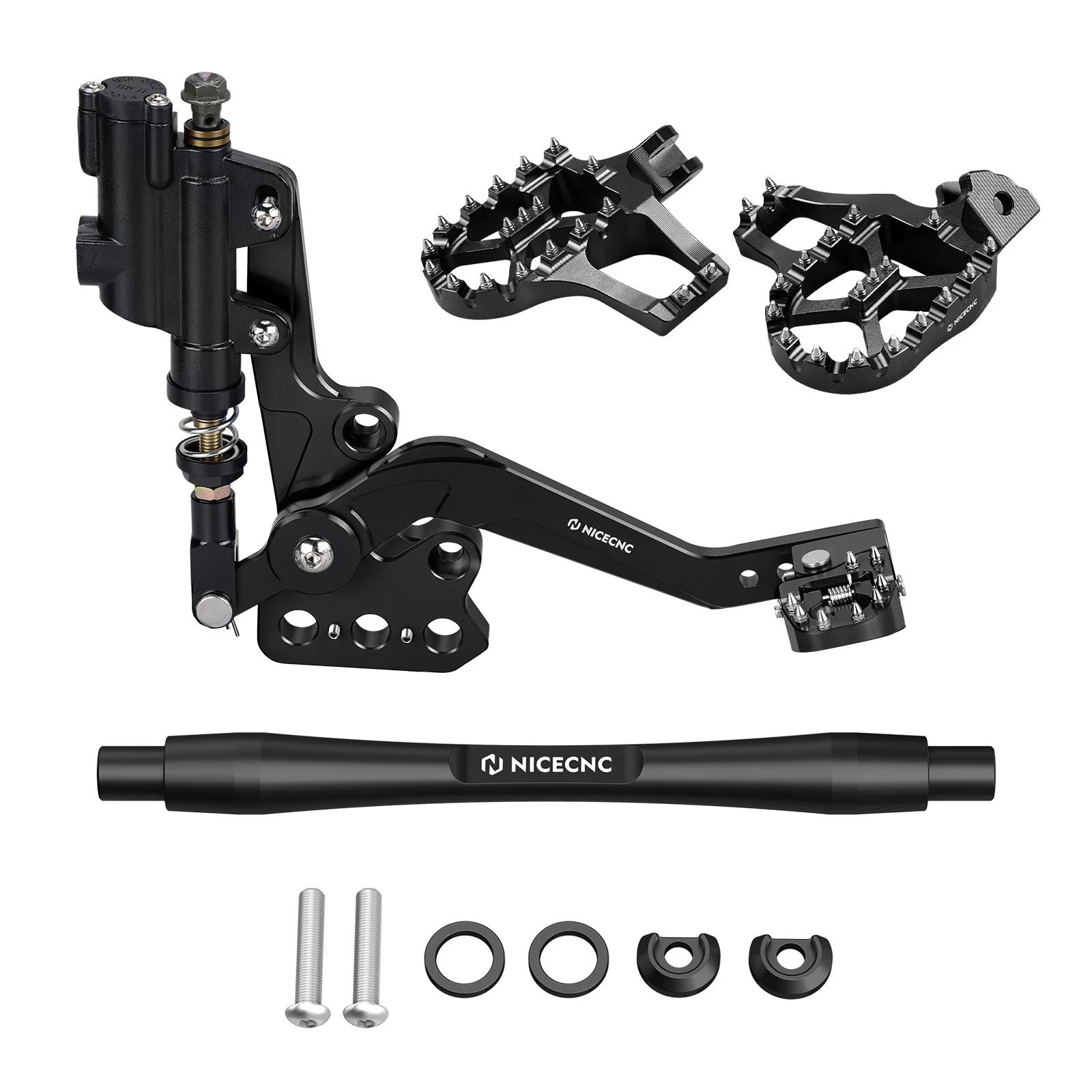 Hydraulic Rear Foot Brake + Extender Footrest + Support Brace For Surron Light Bee X S - Image 22