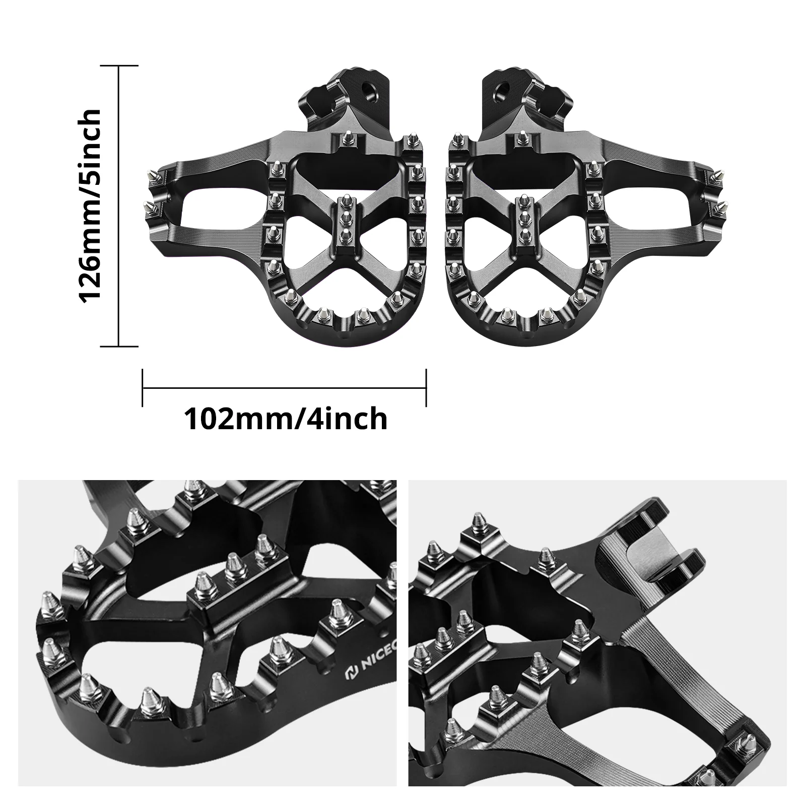 Hydraulic Rear Foot Brake + Extender Footrest + Support Brace For Surron Light Bee X S - Image 24