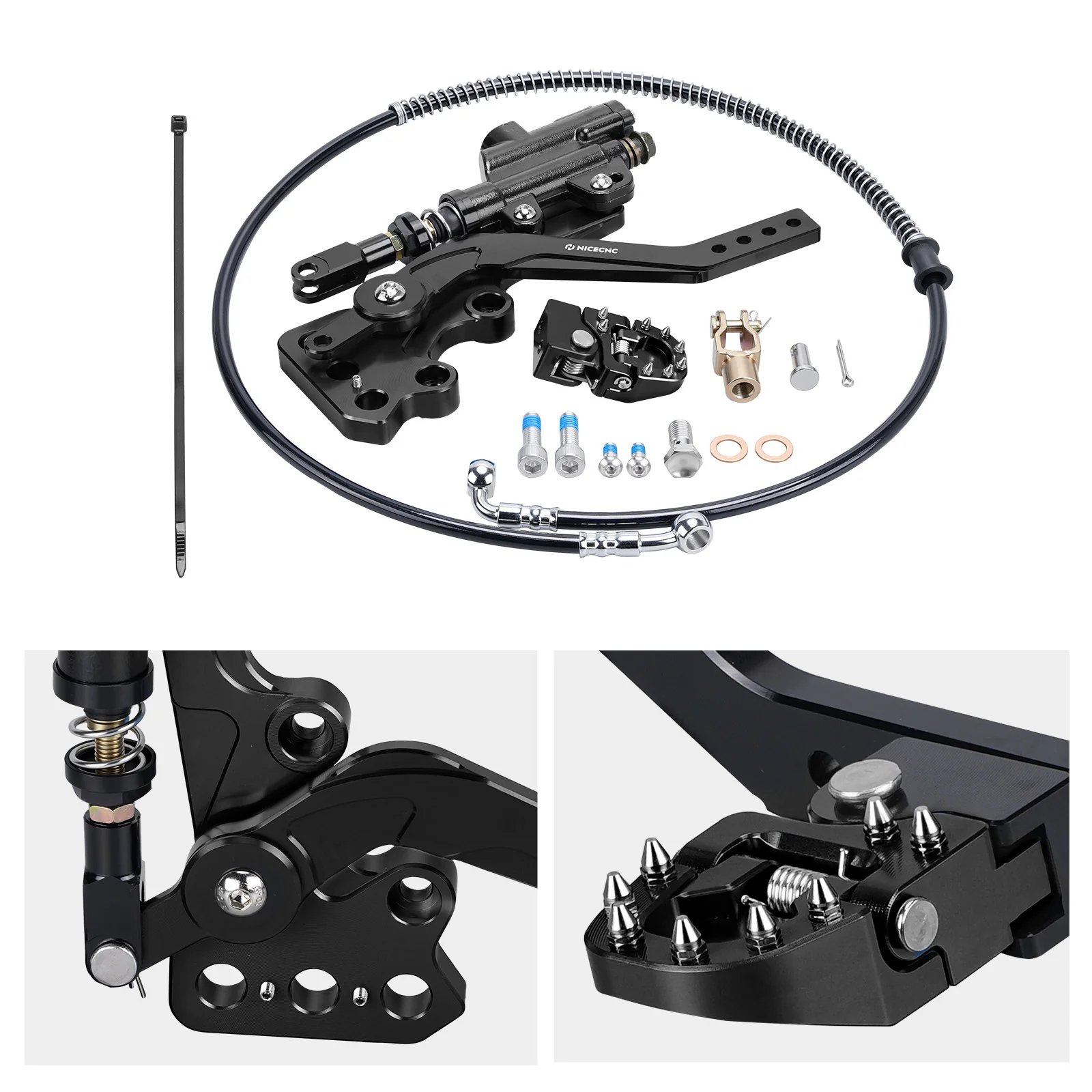 Hydraulic Rear Foot Brake For Surron Light Bee X / S Segway X160 X260 - Image 16