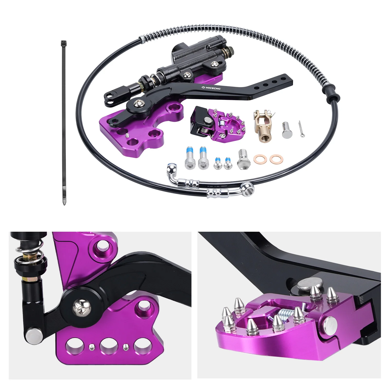 Hydraulic Rear Foot Brake For Surron Light Bee X / S Segway X160 X260 - Image 6
