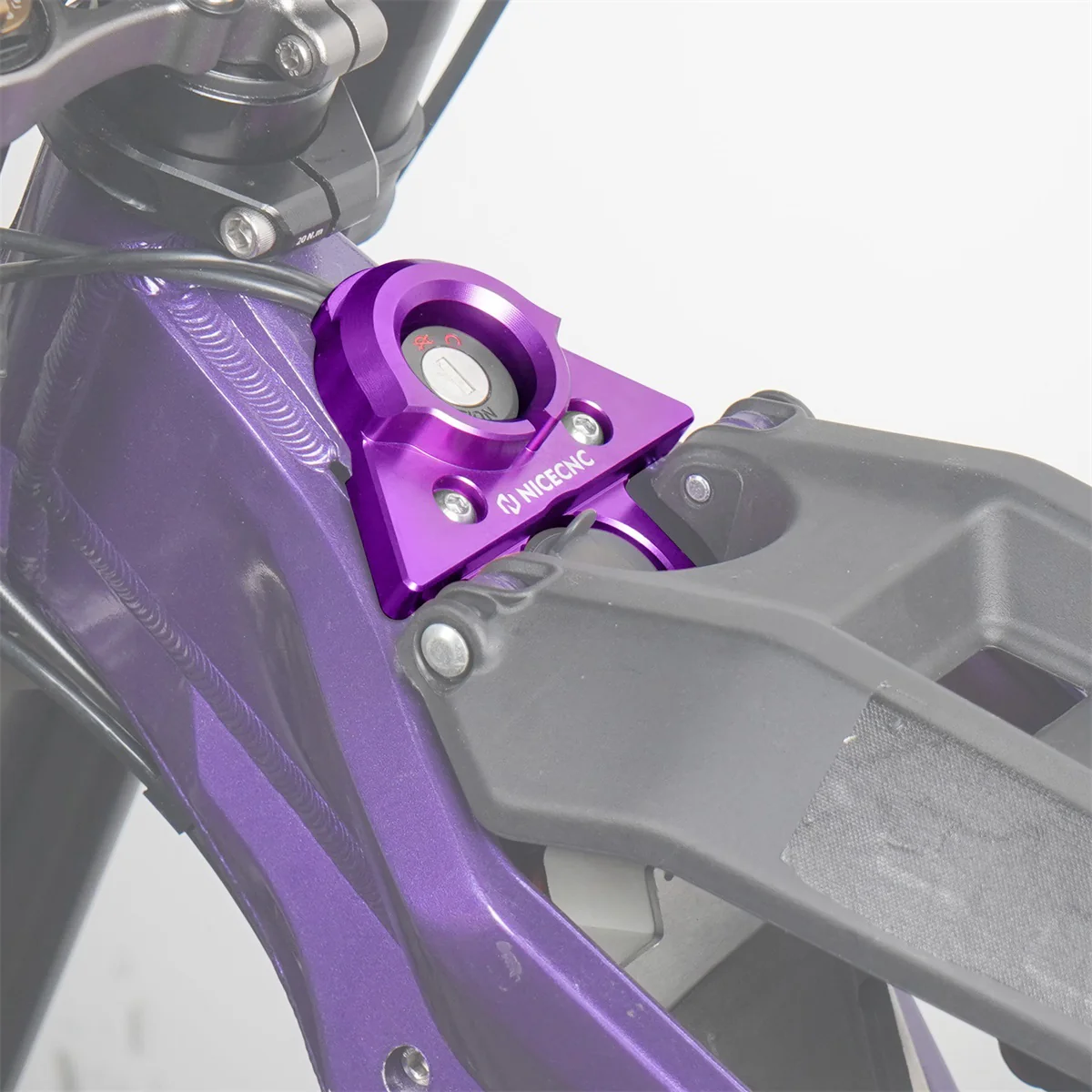 Ignition Key Switch Plate Cover For Surron Light Bee X/ S/ L1E Segway X160 X260 - Image 2