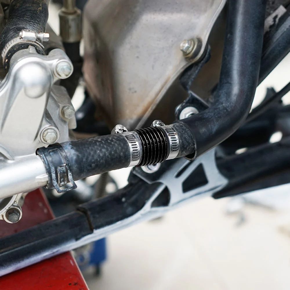 Inline Radiator Super Cooler With Clamps For Yamaha Raptor 700 Blaster 200 Honda TRX450R - Image 6