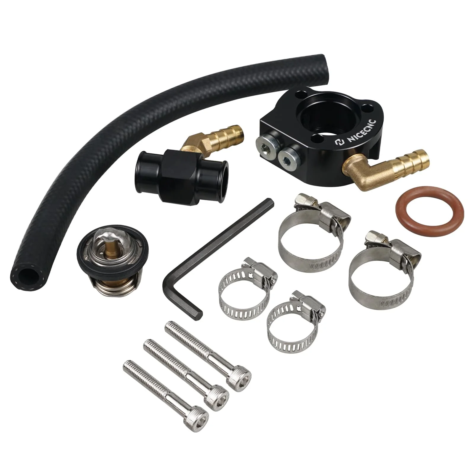 Cooling System Modification Thermostat Kit For Kawasaki KLR650 1987-2024 - Image 3