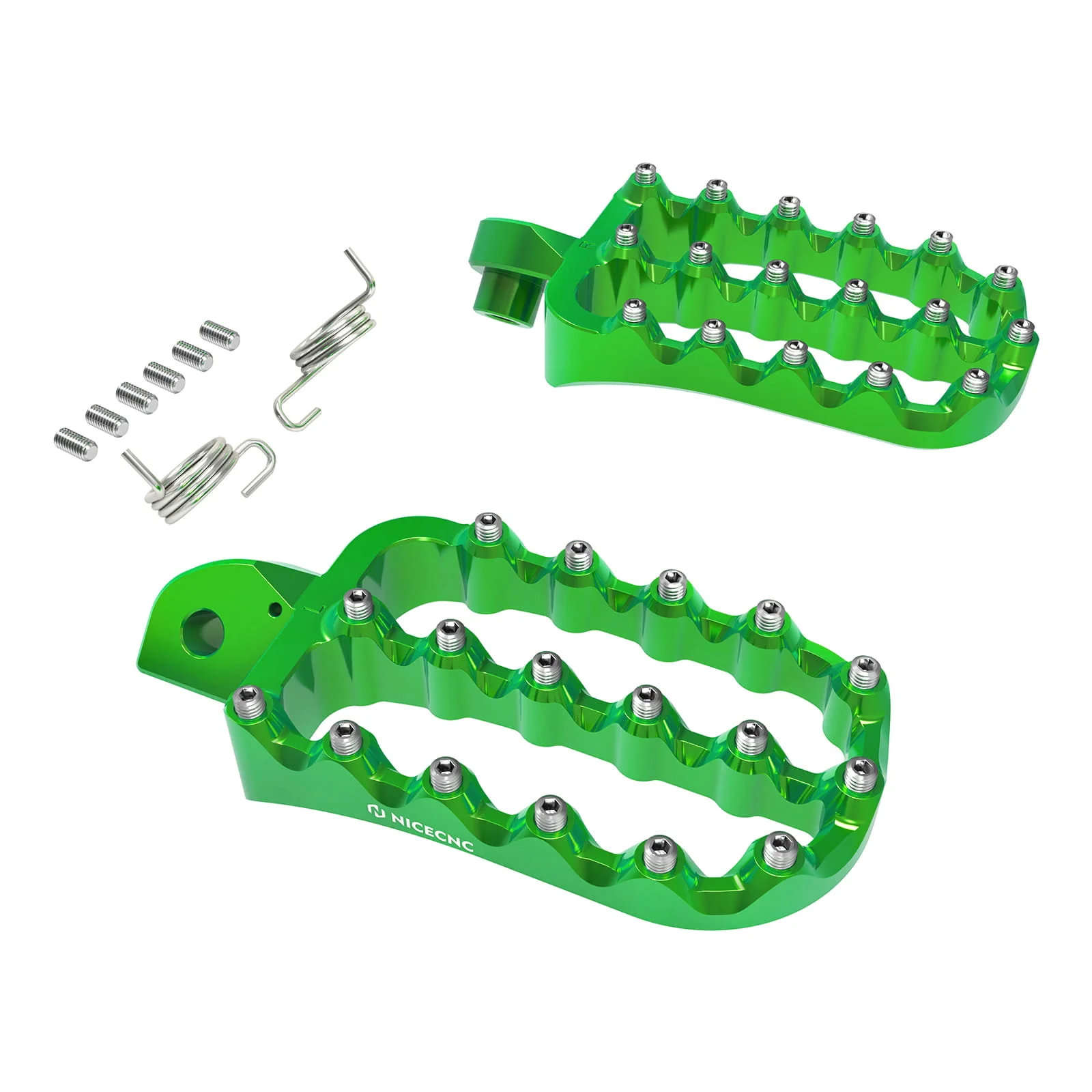 Enlargerd Wide Footpegs Pedals + Lowered Brackets For Kawasaki KLR650 1987-2018 - Image 23