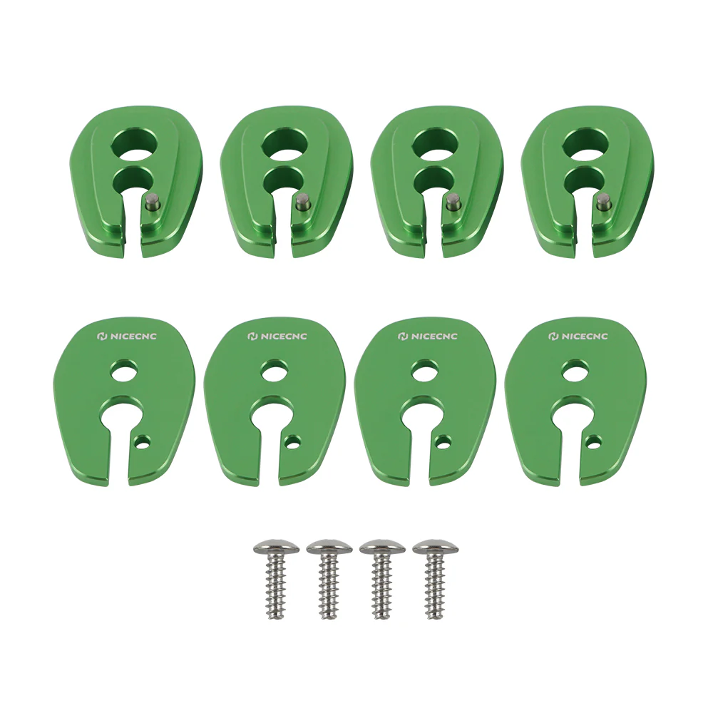 Front Rear Blinker Turn Signal Stalk Elimination Adapters Plates Kit For Kawasaki KLR650 - Image 10