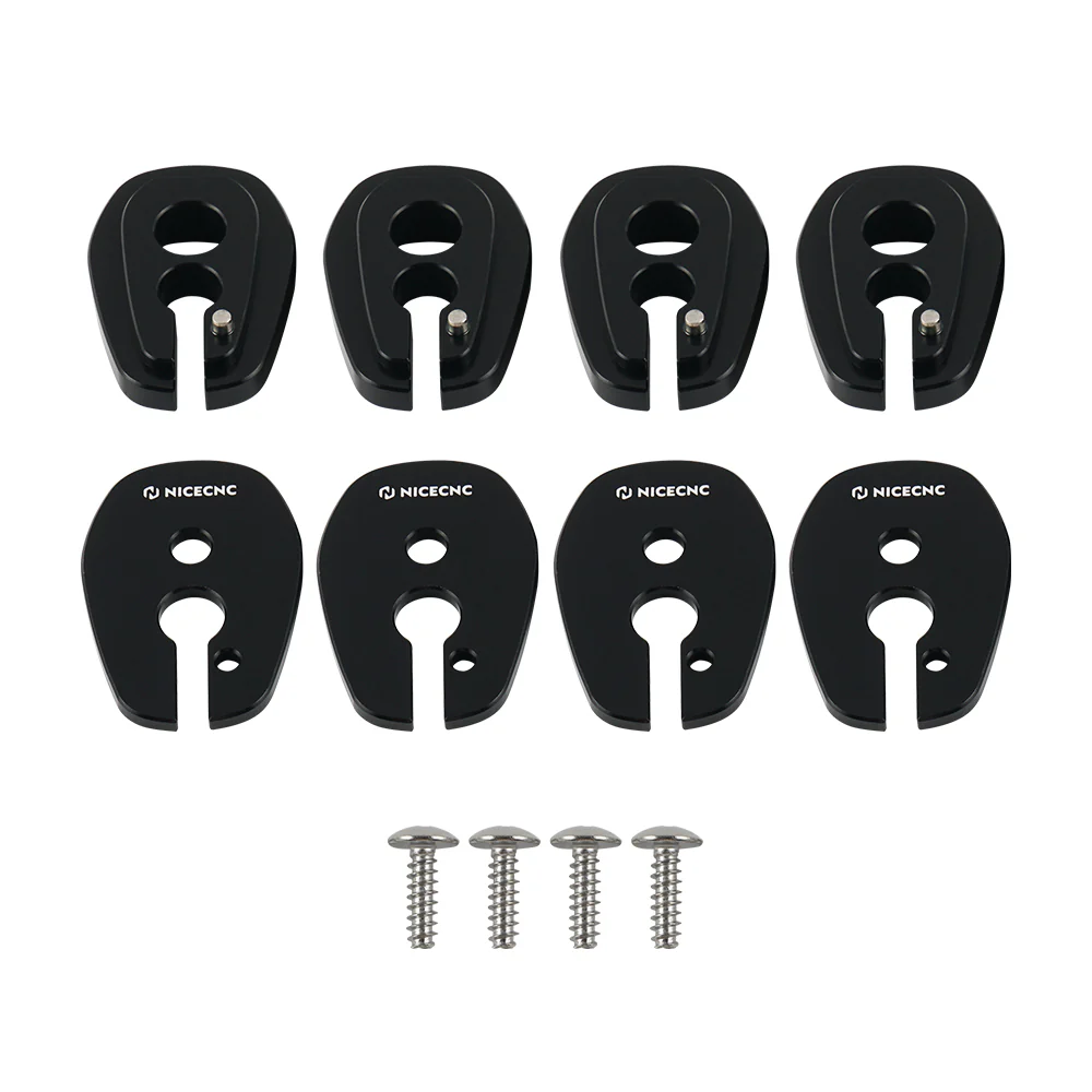 Front Rear Blinker Turn Signal Stalk Elimination Adapters Plates Kit For Kawasaki KLR650 - Image 17