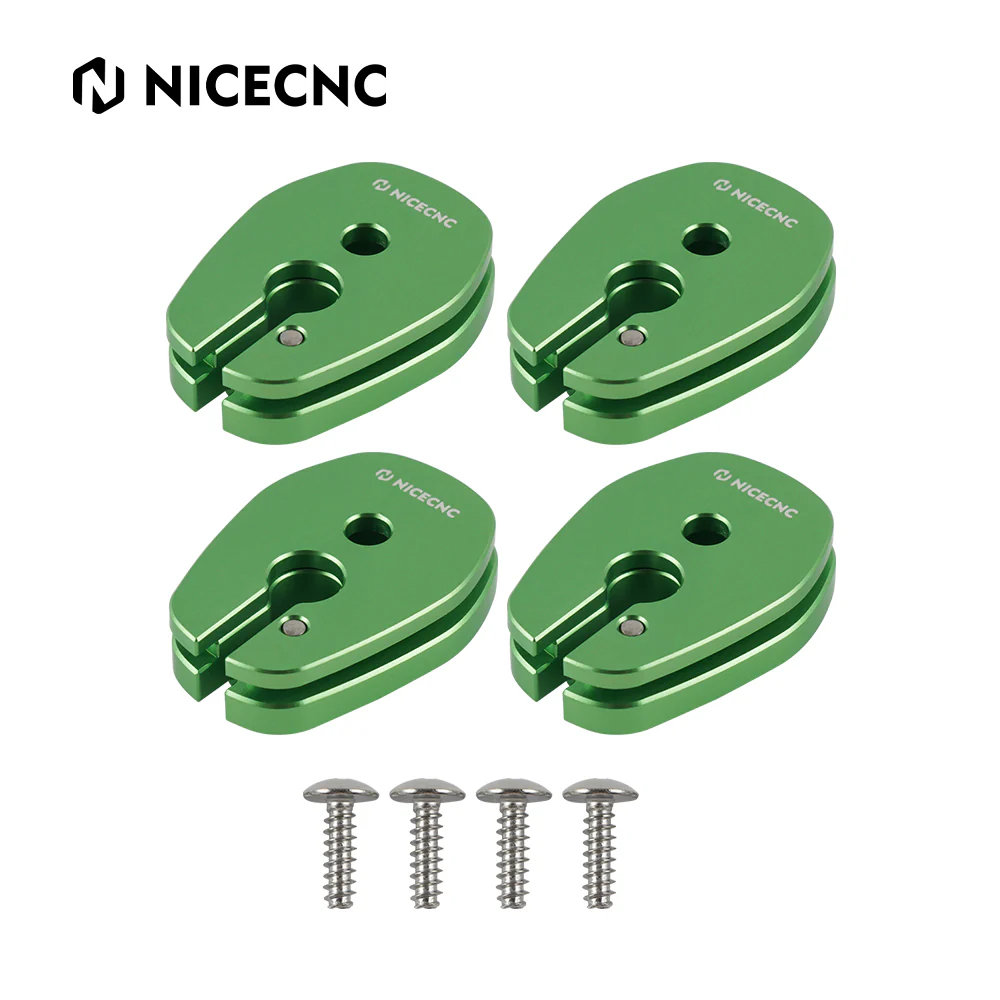 Front Rear Blinker Turn Signal Stalk Elimination Adapters Plates Kit For Kawasaki KLR650 - Image 7