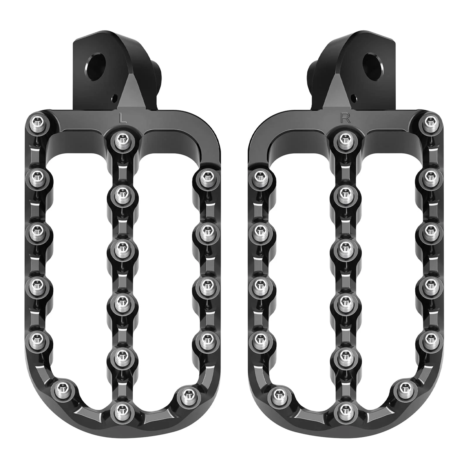 Enlargerd Wide Fat Footpegs Foot Pedals Rests For Kawasaki KLR650 1987-2024 - Image 14
