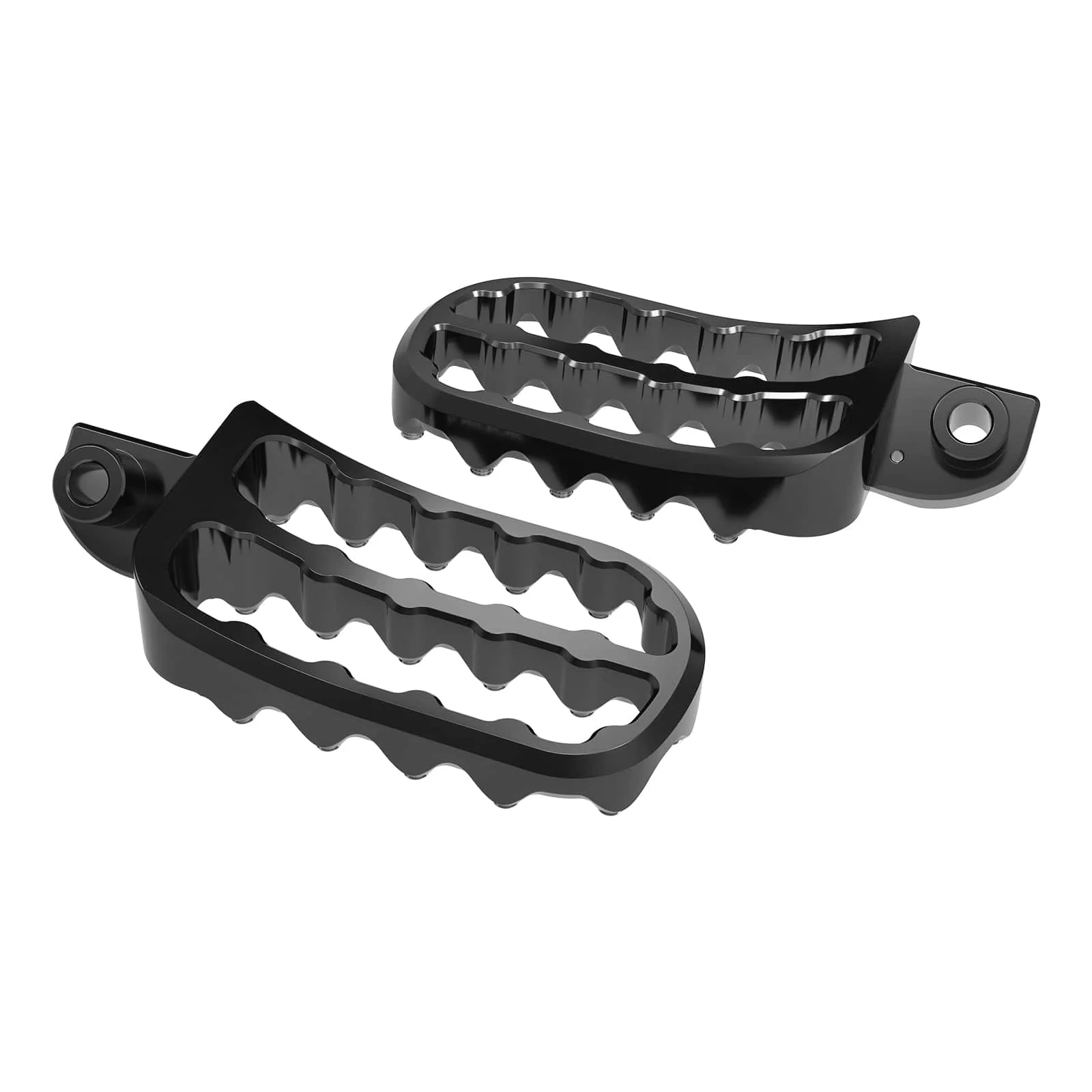Enlargerd Wide Fat Footpegs Foot Pedals Rests For Kawasaki KLR650 1987-2024 - Image 16