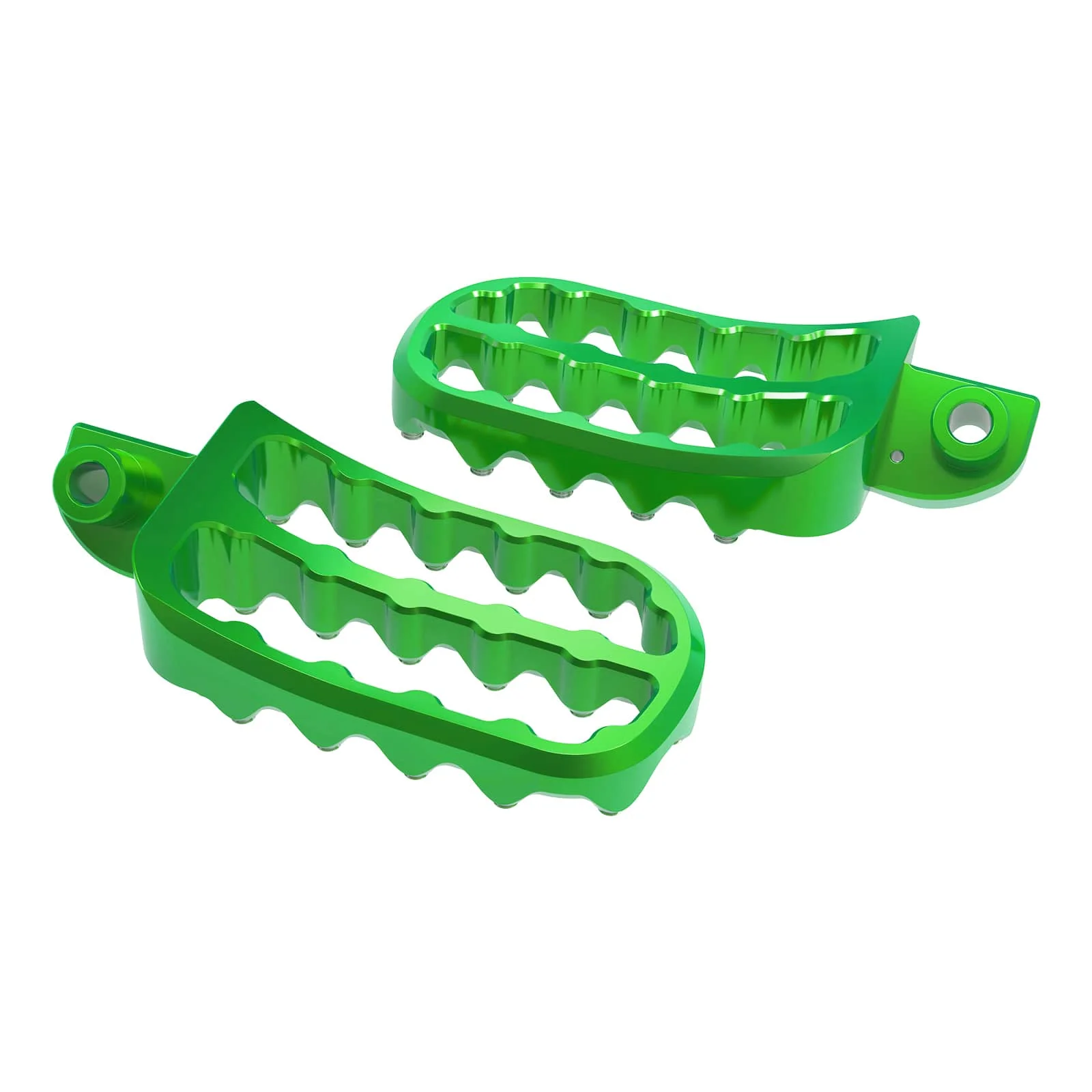 Enlargerd Wide Fat Footpegs Foot Pedals Rests For Kawasaki KLR650 1987-2024 - Image 8