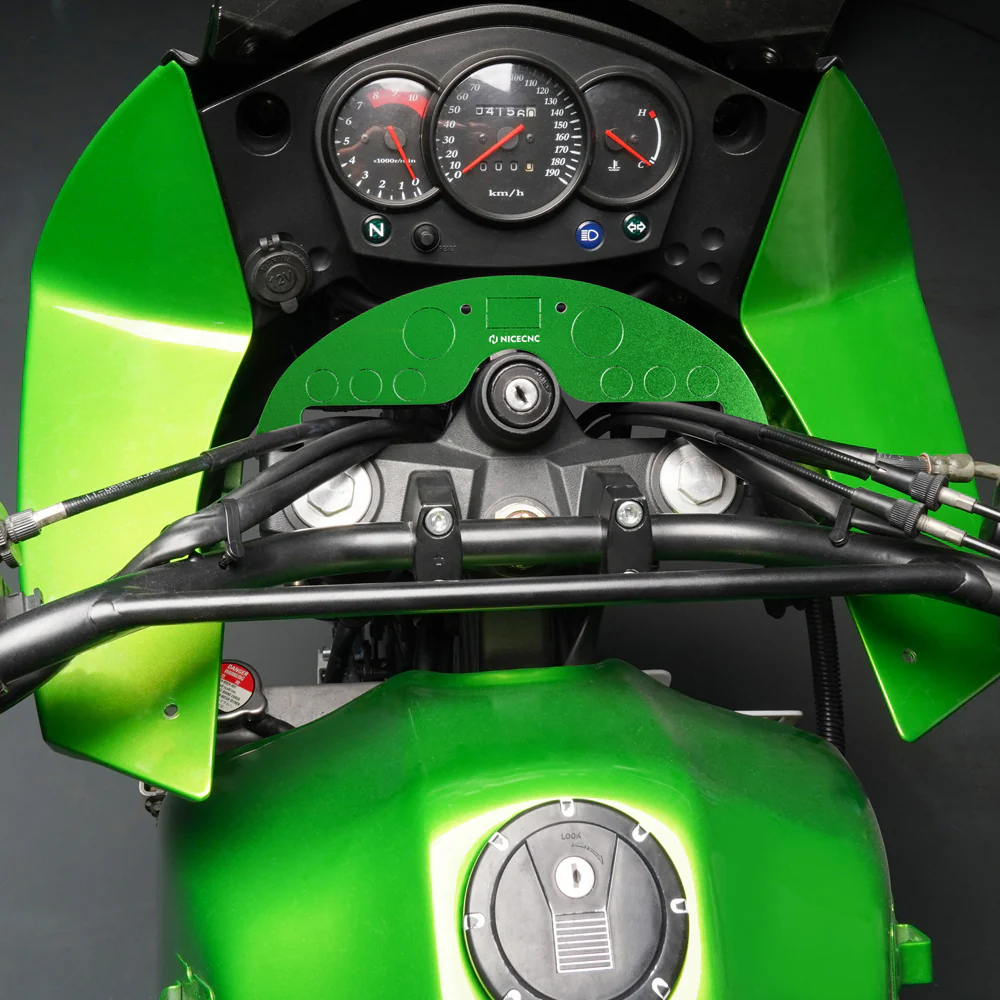 Front Lower Dash Panel Cover with GPS USB Hole For Kawasaki KLR650 08-18 - Image 4