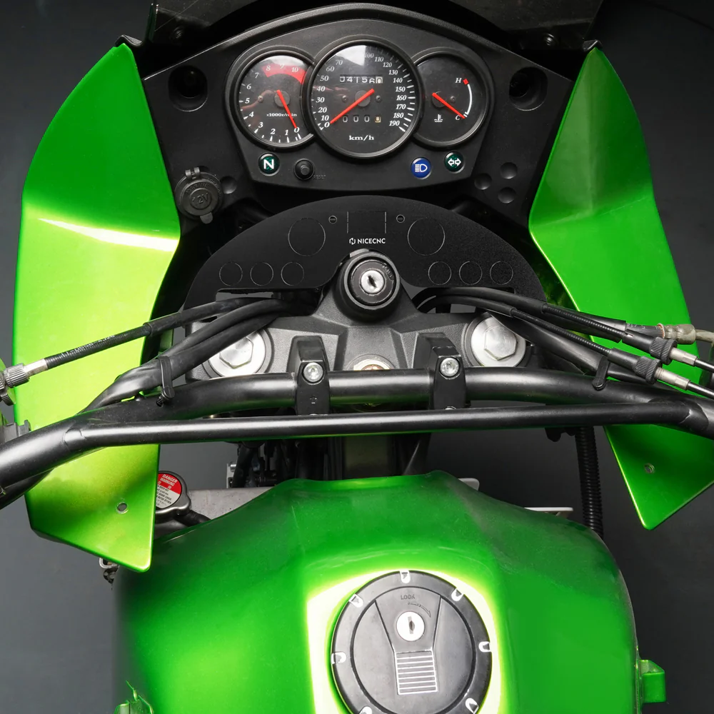 Front Lower Dash Panel Cover with GPS USB Hole For Kawasaki KLR650 08-18 - Image 5