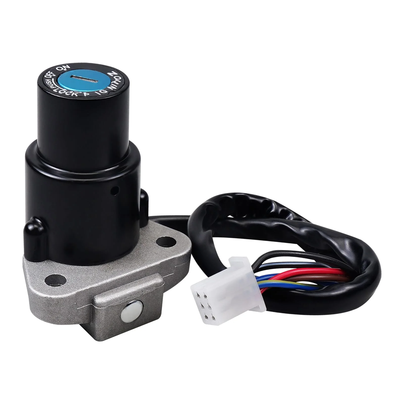 Ignition Key Switch with Fuel Gas Cap Lock Kit For Kawasaki KLR650 - Image 2