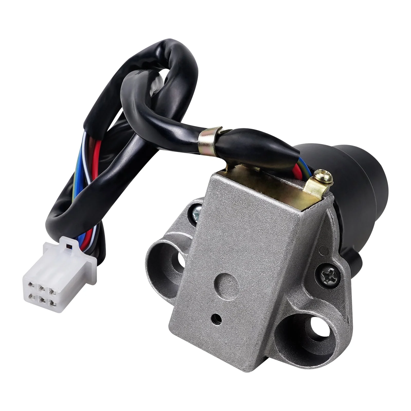 Ignition Key Switch with Fuel Gas Cap Lock Kit For Kawasaki KLR650 - Image 3