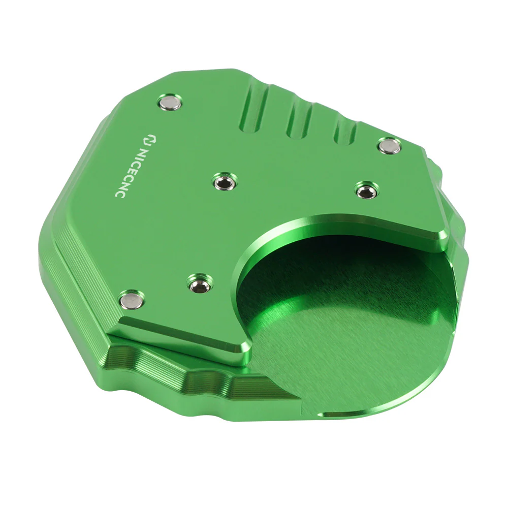 Kickstand Side Stand Foot Plate Extension Pad For Kawasaki KLR650 08-18 - Image 7