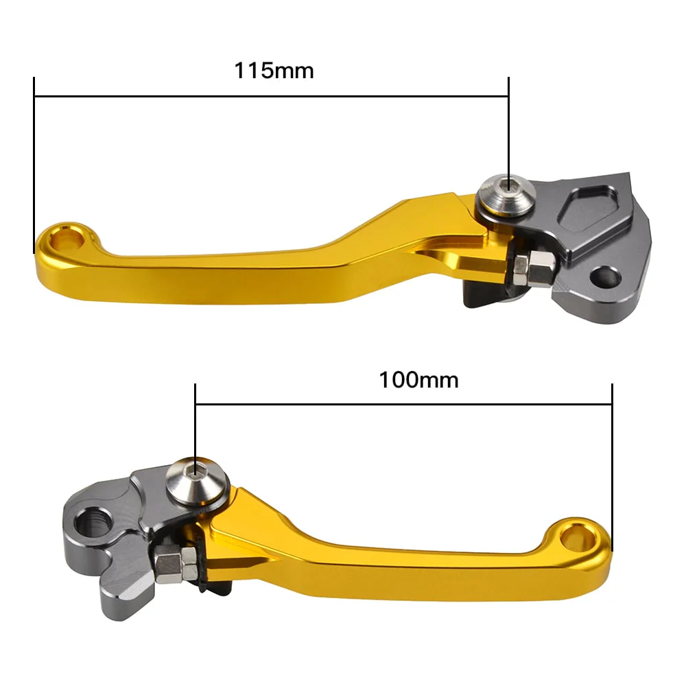 Pivot Brake Clutch Levers For Kawasaki KX65 KX85 KX100 KX125 KX250 Suzuki RM65 - Image 4