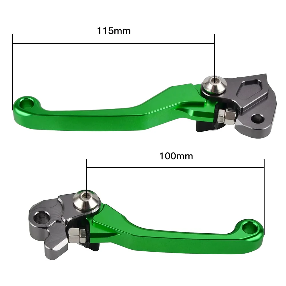Pivot Brake Clutch Levers For Kawasaki KX65 KX85 KX100 KX125 KX250 Suzuki RM65 - Image 7