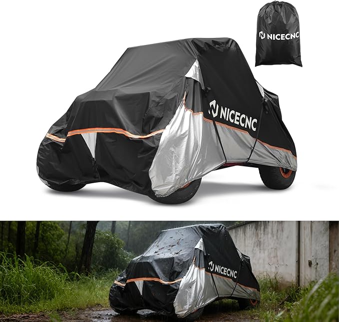 Heavy Duty UTV Storage Cover w/PU Coating 133"x75"x62" For Yamaha YXZ1000R