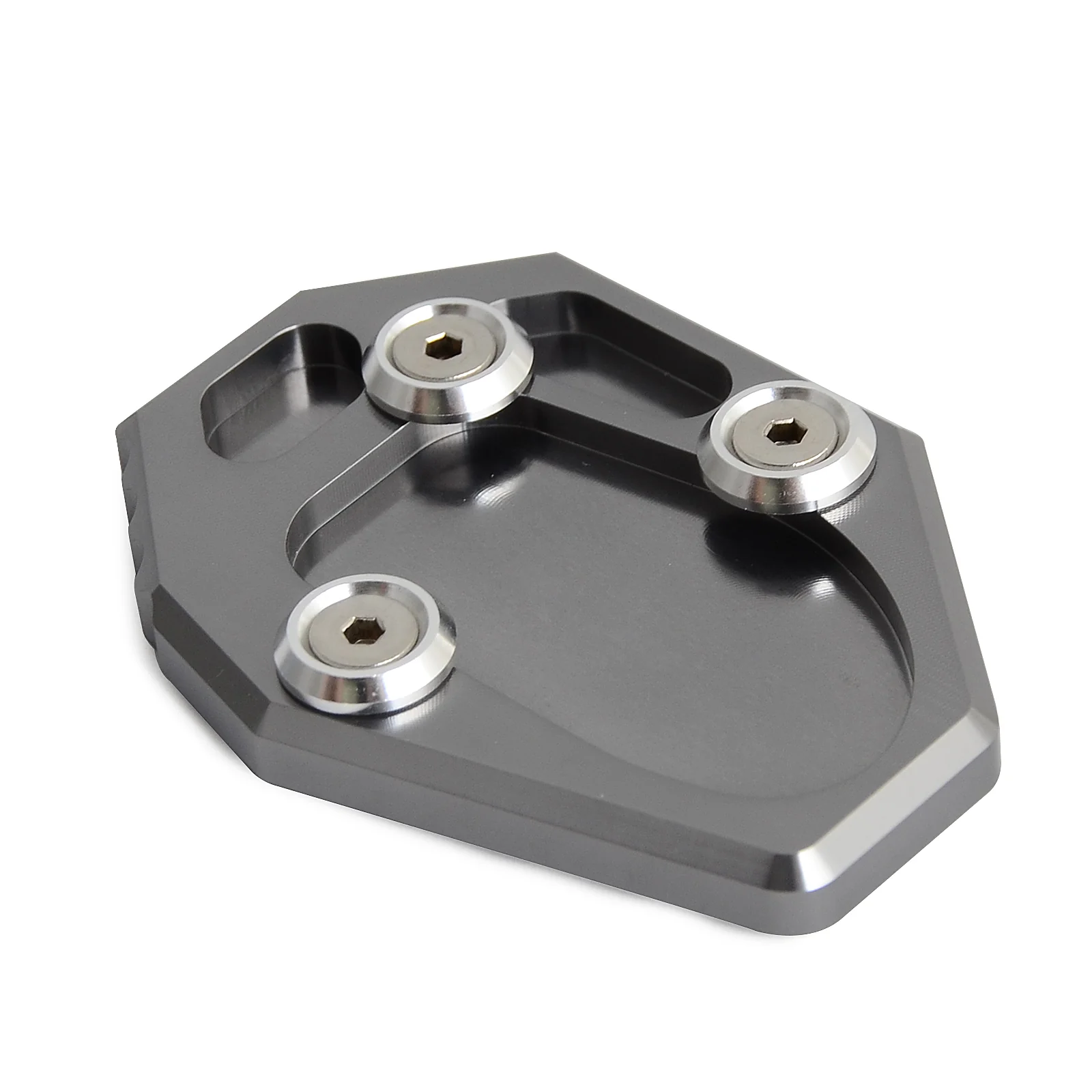 Kickstand Side Stand Extension Plate Pad for Yamaha FZ6-S2 ABS 2004-2009 - Image 7