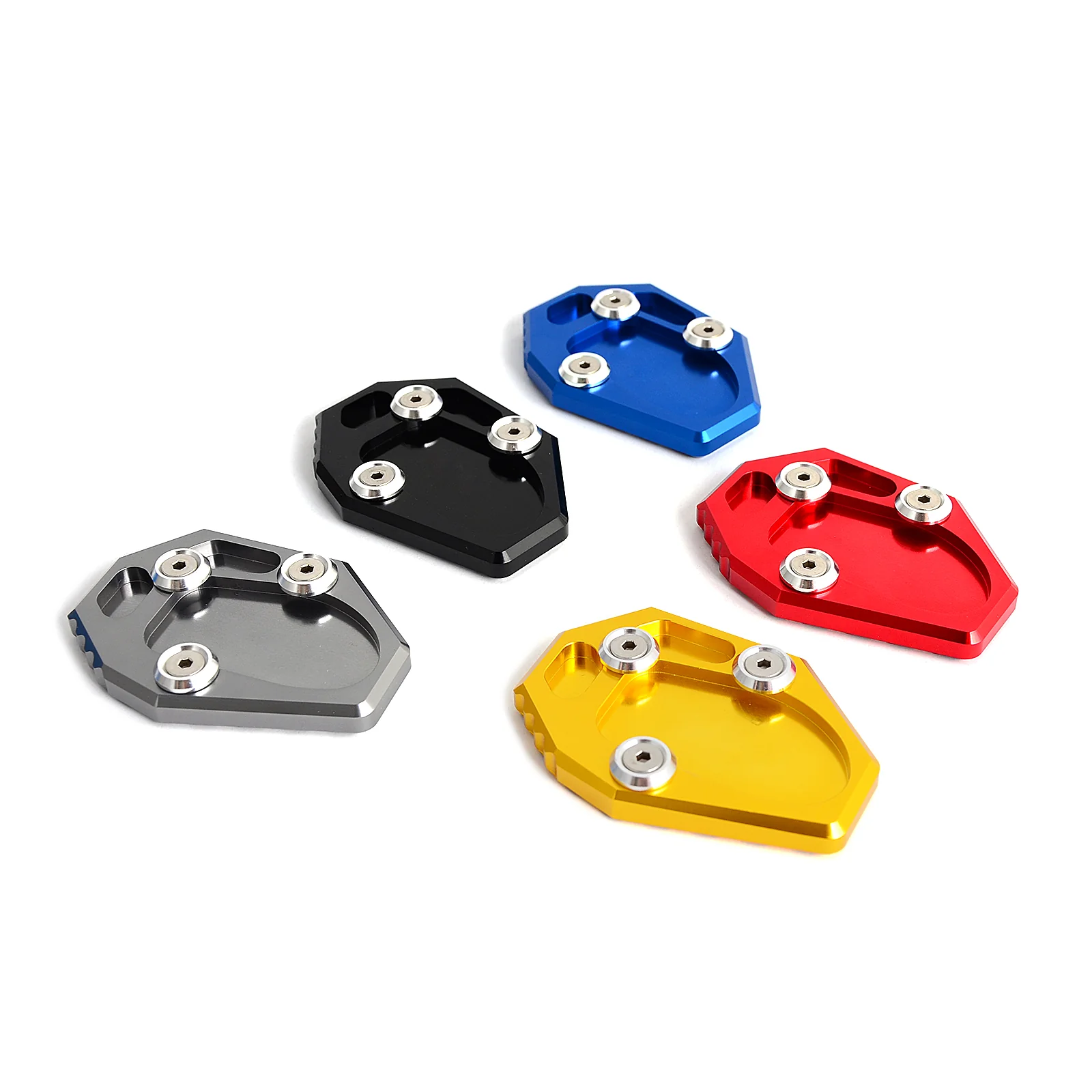 Kickstand Side Stand Extension Plate Pad for Yamaha FZ6-S2 ABS 2004-2009 - Image 8