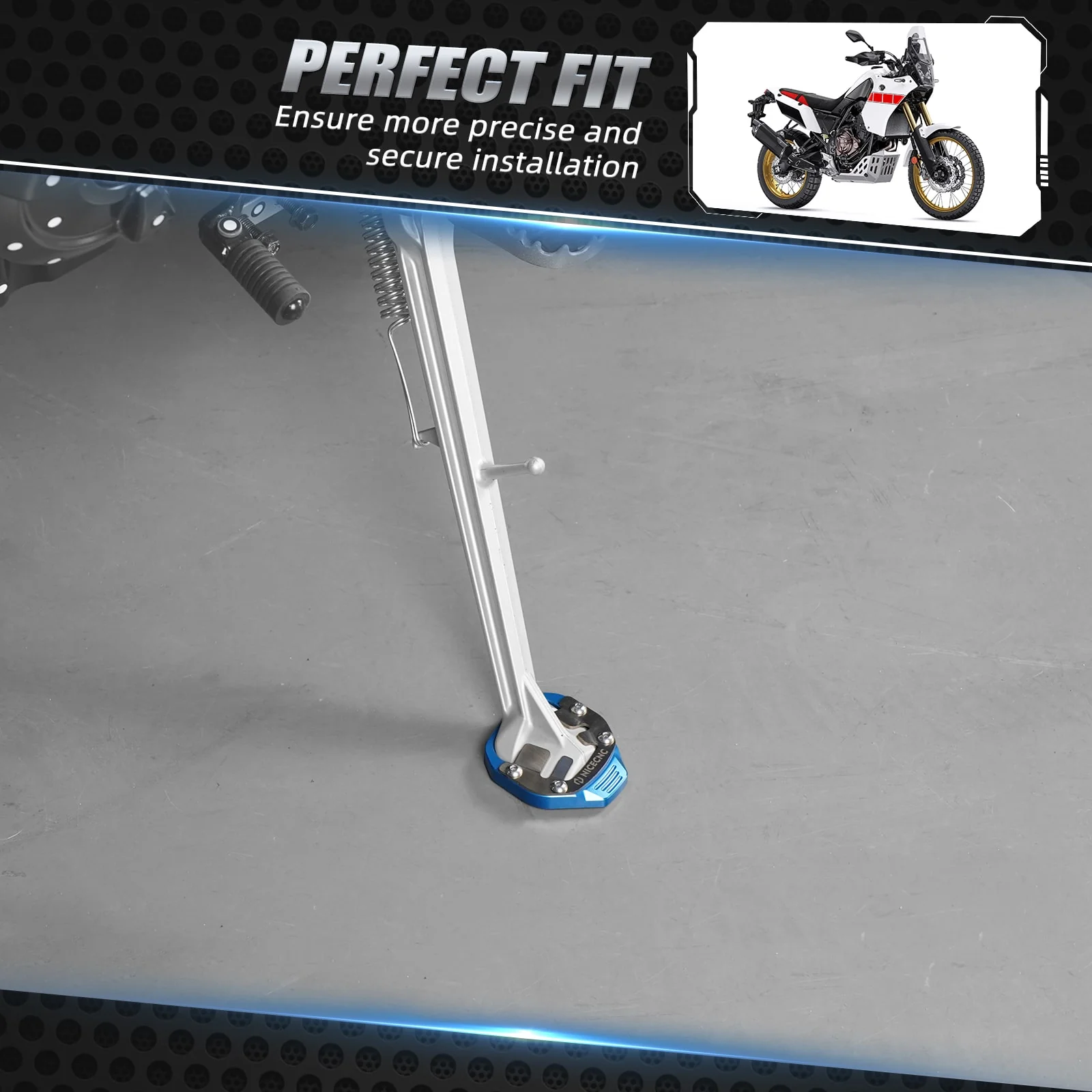 Kickstand Side Stand Pad Extension for Yamaha Tenere 700 XTZ700 2019-2024 - Image 2