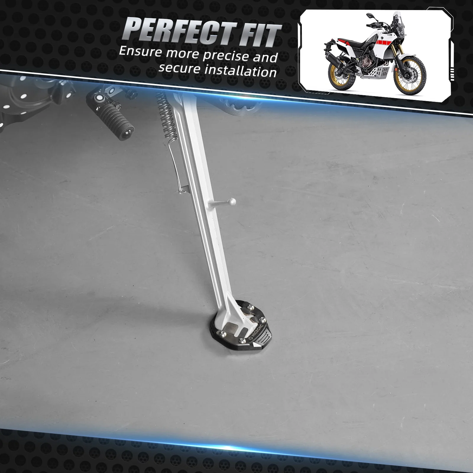 Kickstand Side Stand Pad Extension for Yamaha Tenere 700 XTZ700 2019-2024 - Image 3