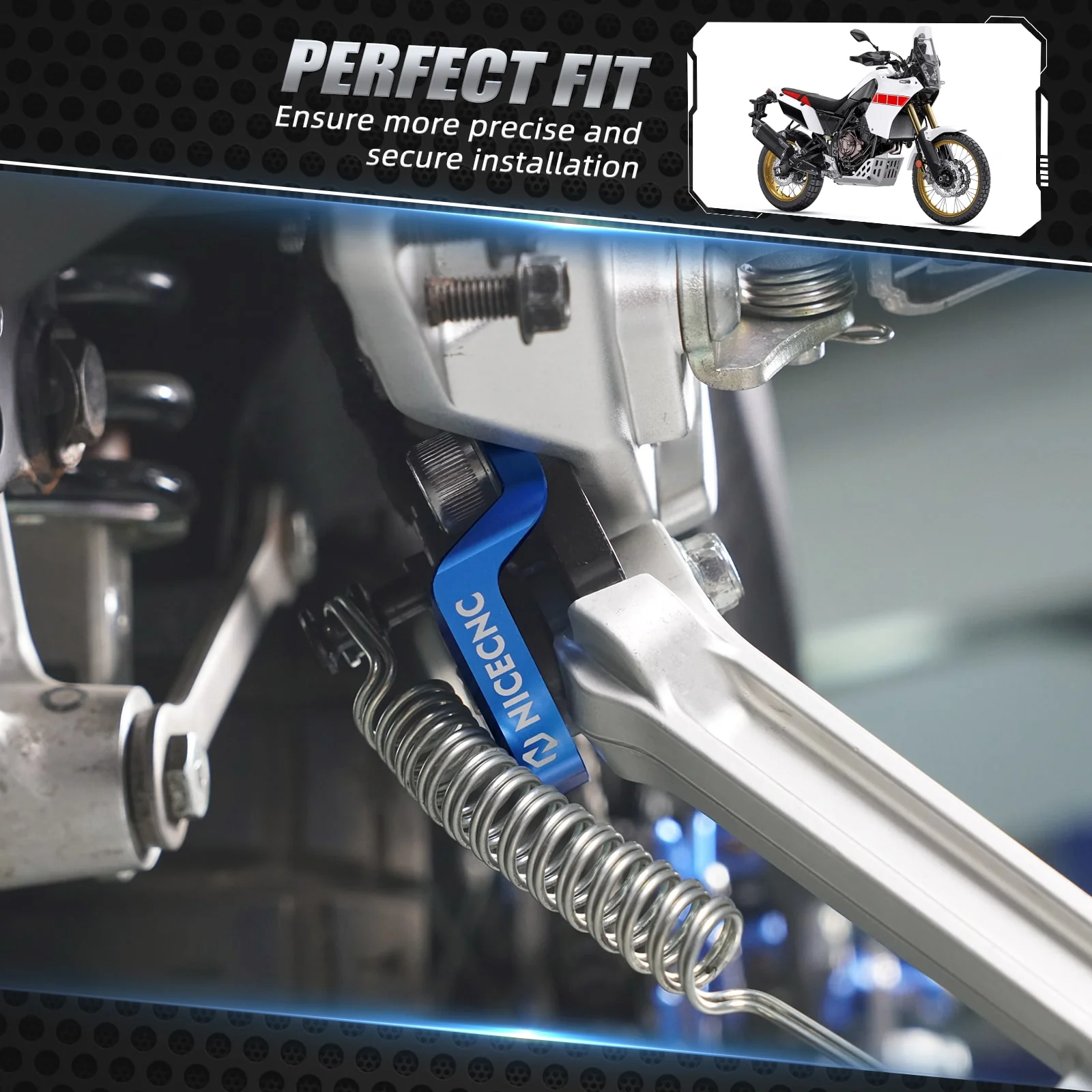 Kickstand Switch Protection for Yamaha Tenere 700 / XTZ700 2019-2024 700 Rally Edition 2020-2024 - Image 3