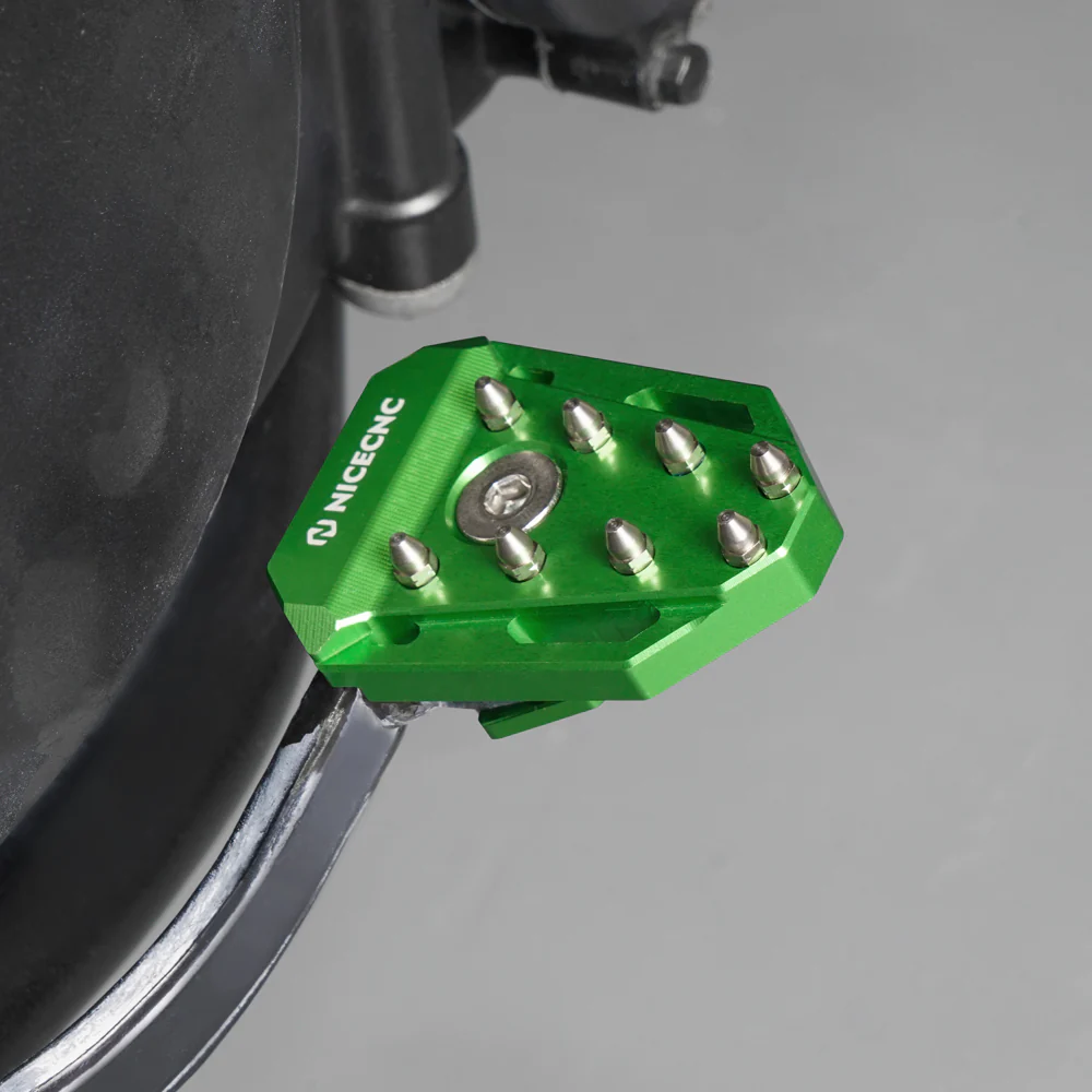 Enlarged Foot Brake Pedal Extension Pad Tip For Kawasaki KLR650 2008-2018 - Image 11