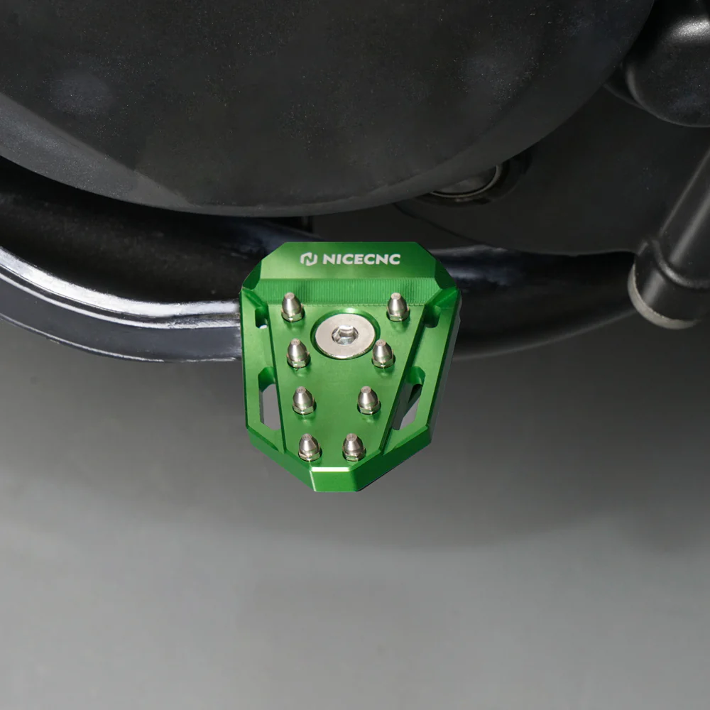 Enlarged Foot Brake Pedal Extension Pad Tip For Kawasaki KLR650 2008-2018 - Image 4