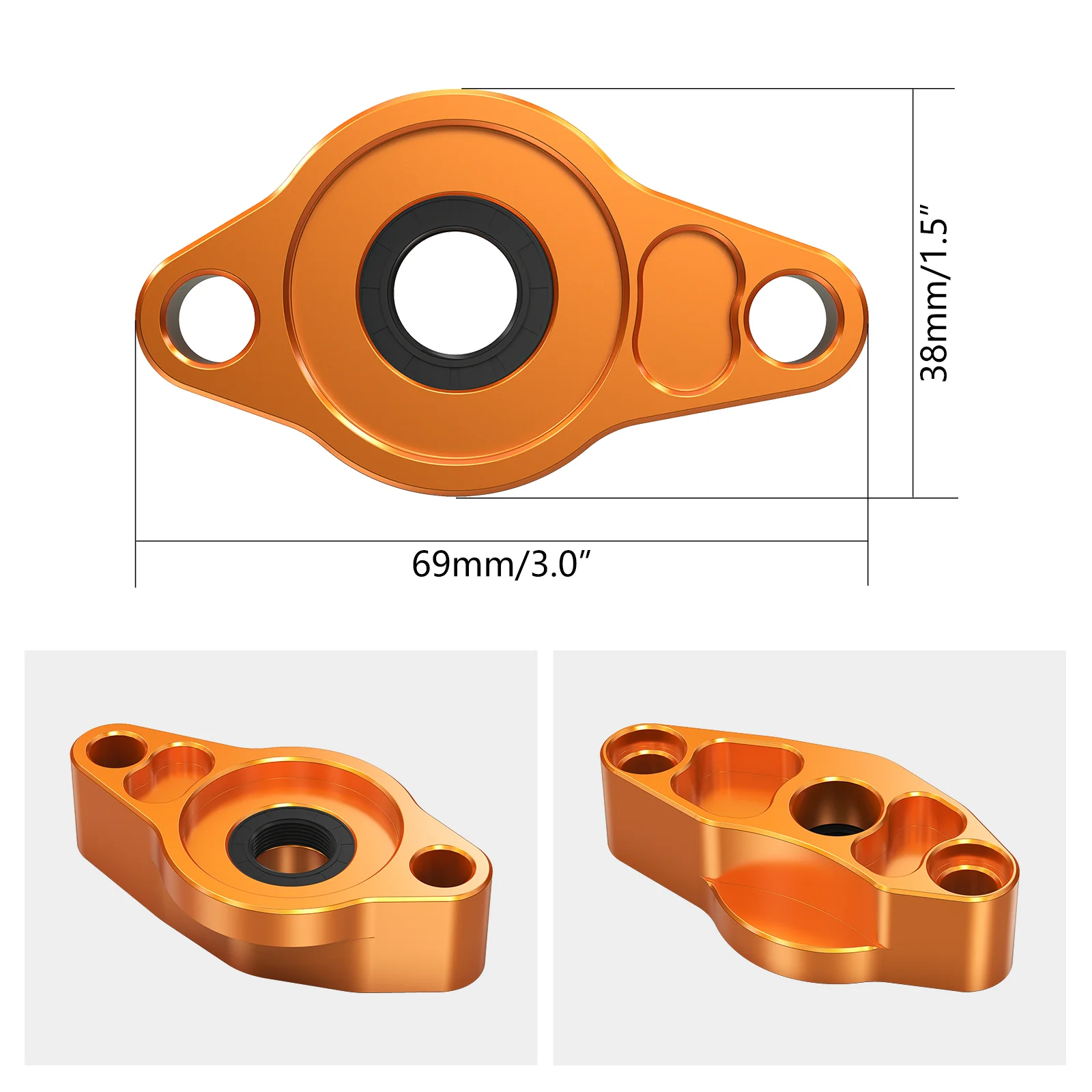 Clutch Slave Cylinder Mounting Plate For KTM 950 1190 Adventure 990 Super Duke 1290 SAR - Image 3